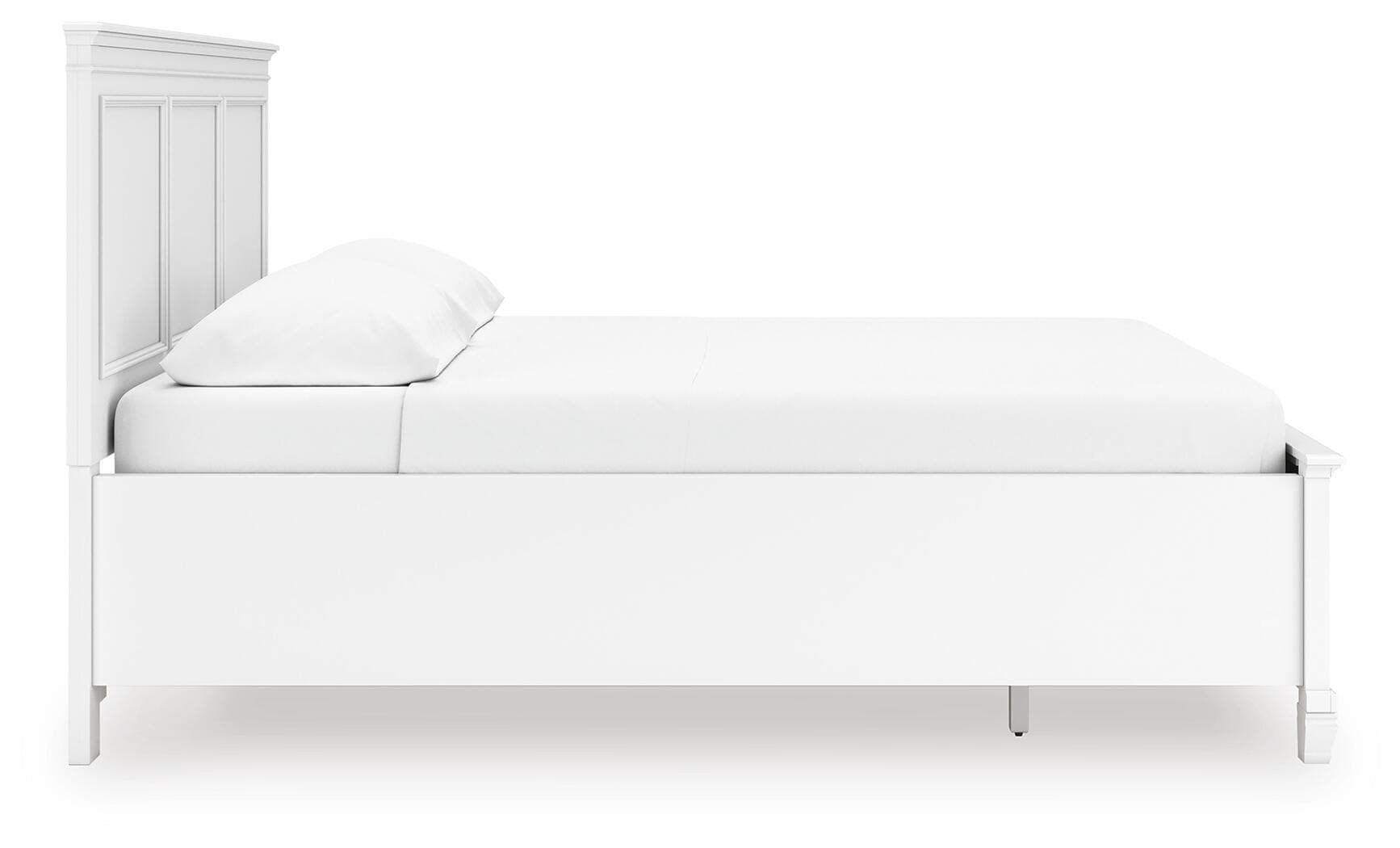 Fortman California King Panel Storage Bed — White — view 6