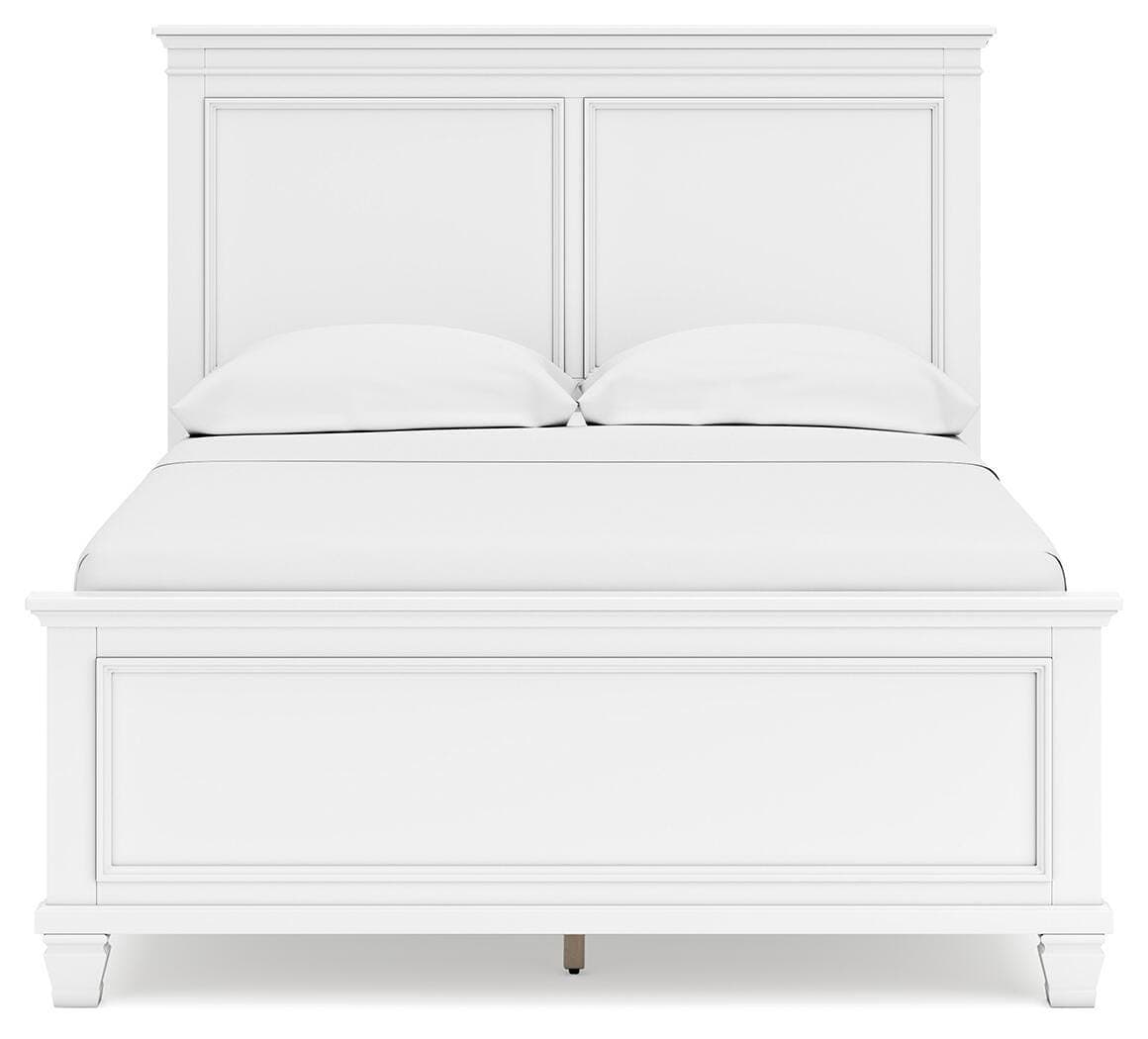 Fortman Full Panel Bed — White — view 4