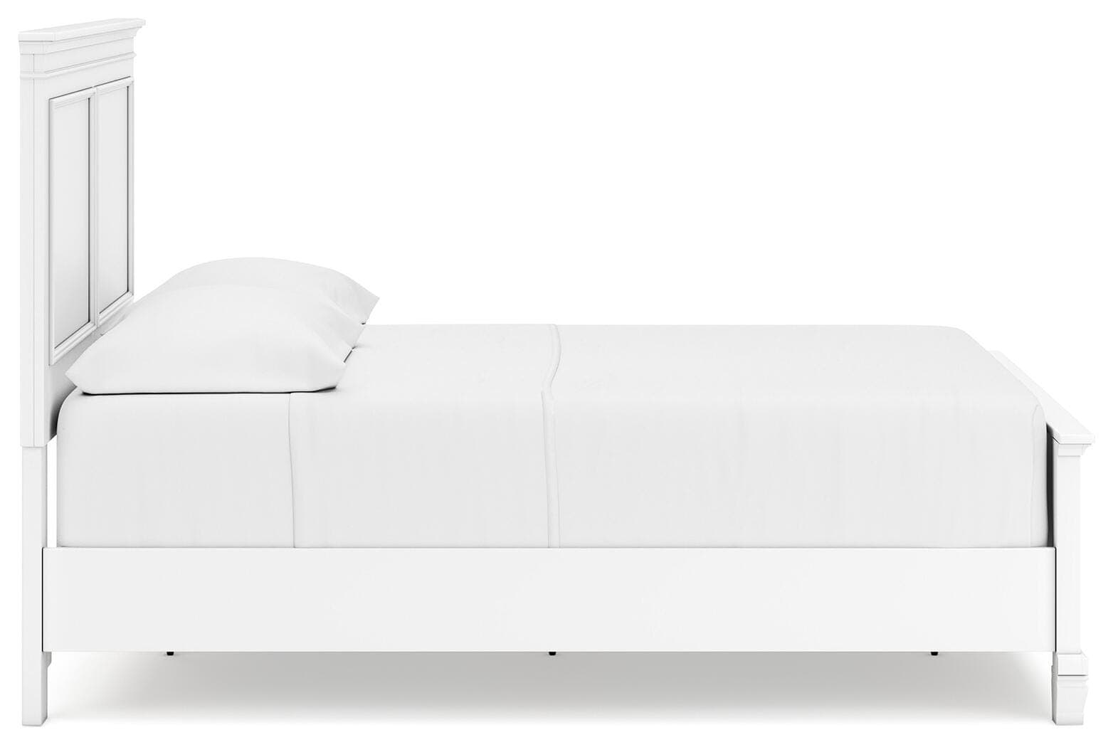 Fortman Full Panel Bed — White — view 7