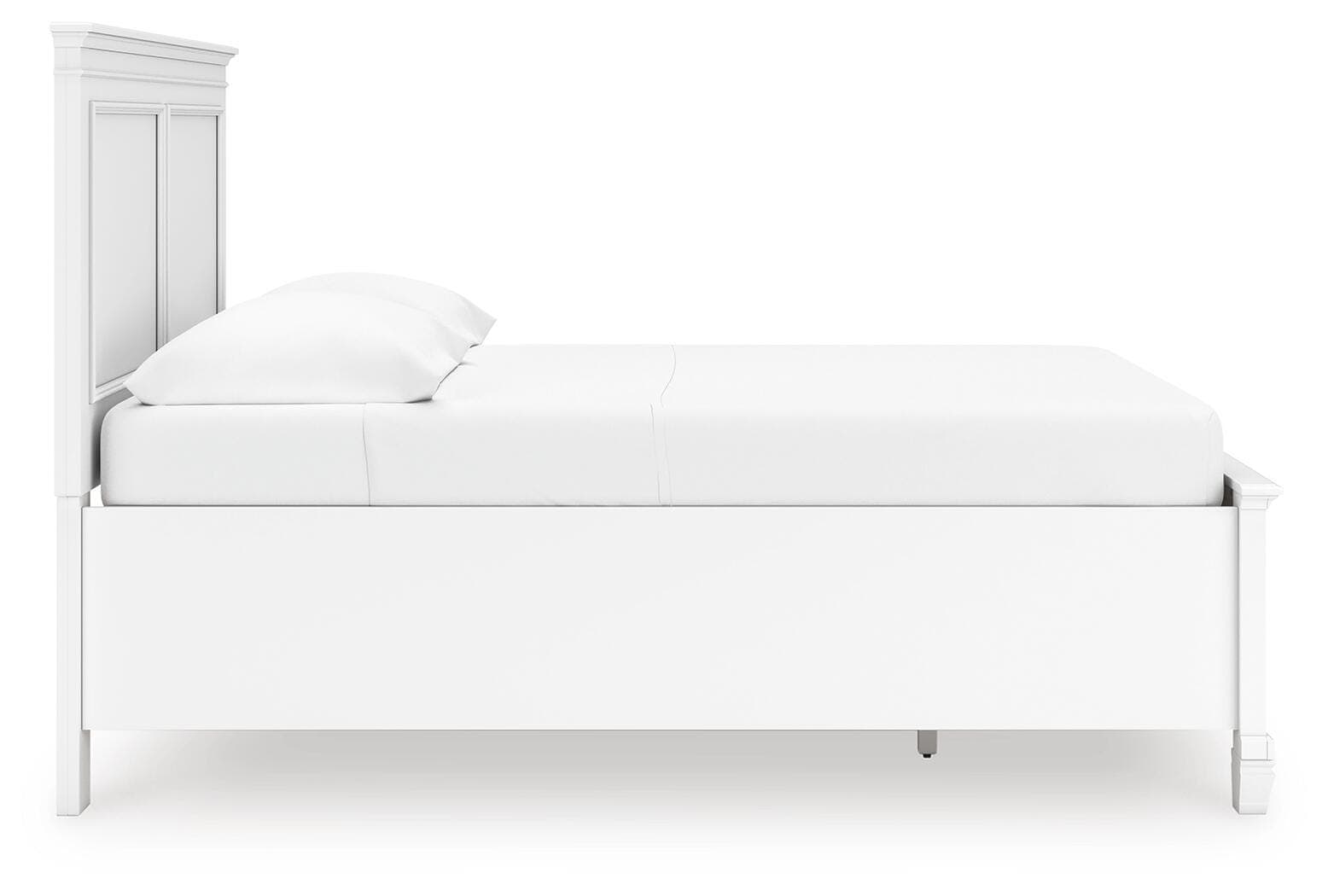 Fortman Full Panel Storage Bed — White — view 6