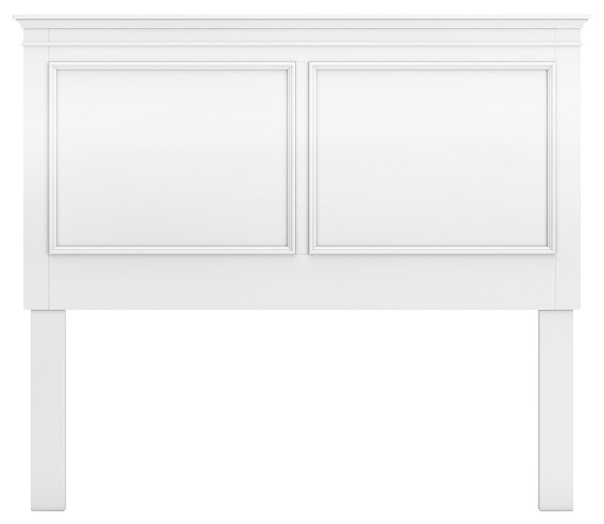Fortman Full Panel Headboard — White — view 2