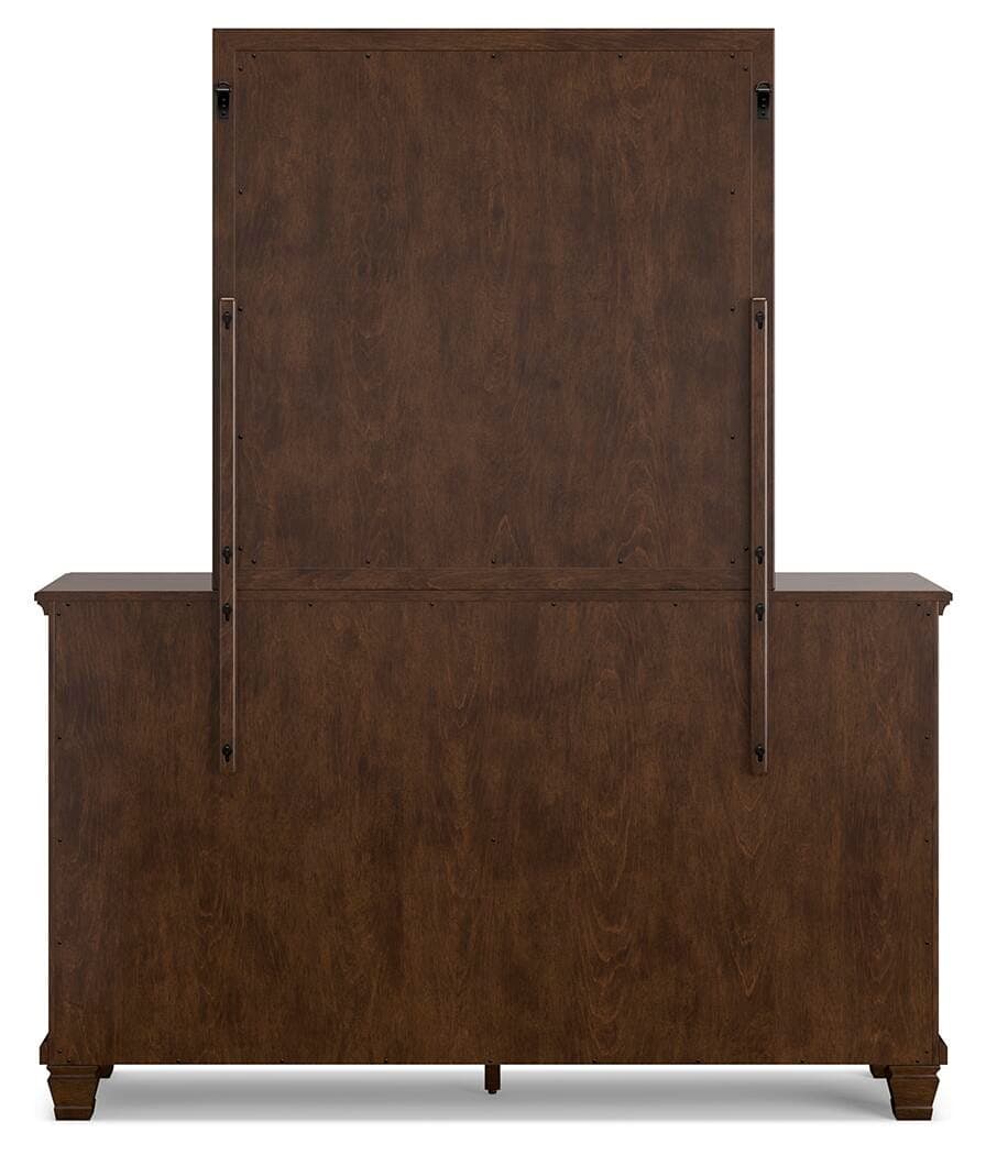 Danabrin Dresser and Mirror — Brown/Beige — view 6