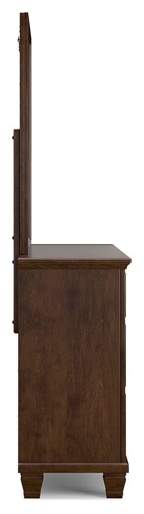 Danabrin Dresser and Mirror — Brown/Beige — view 8