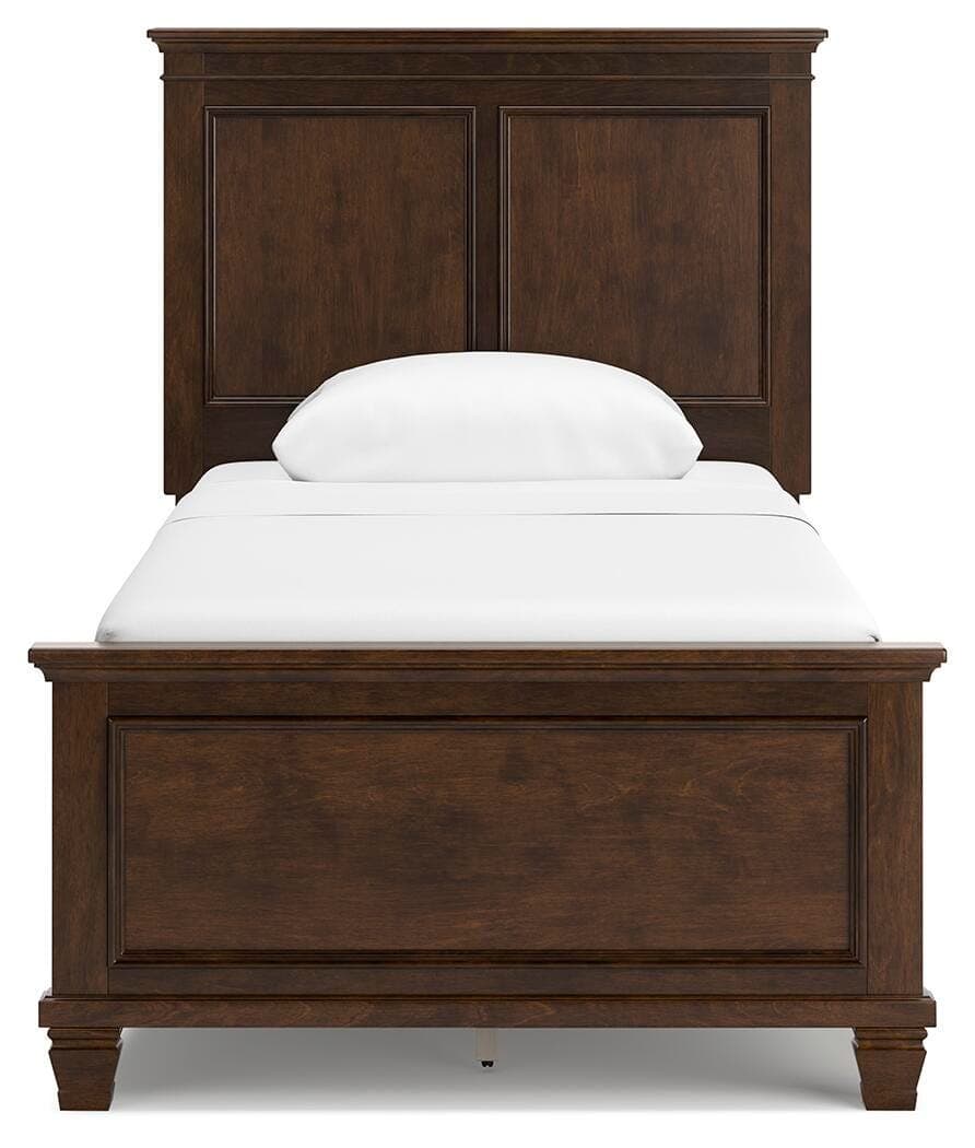 Danabrin Twin Panel Bed — Brown/Beige — view 5
