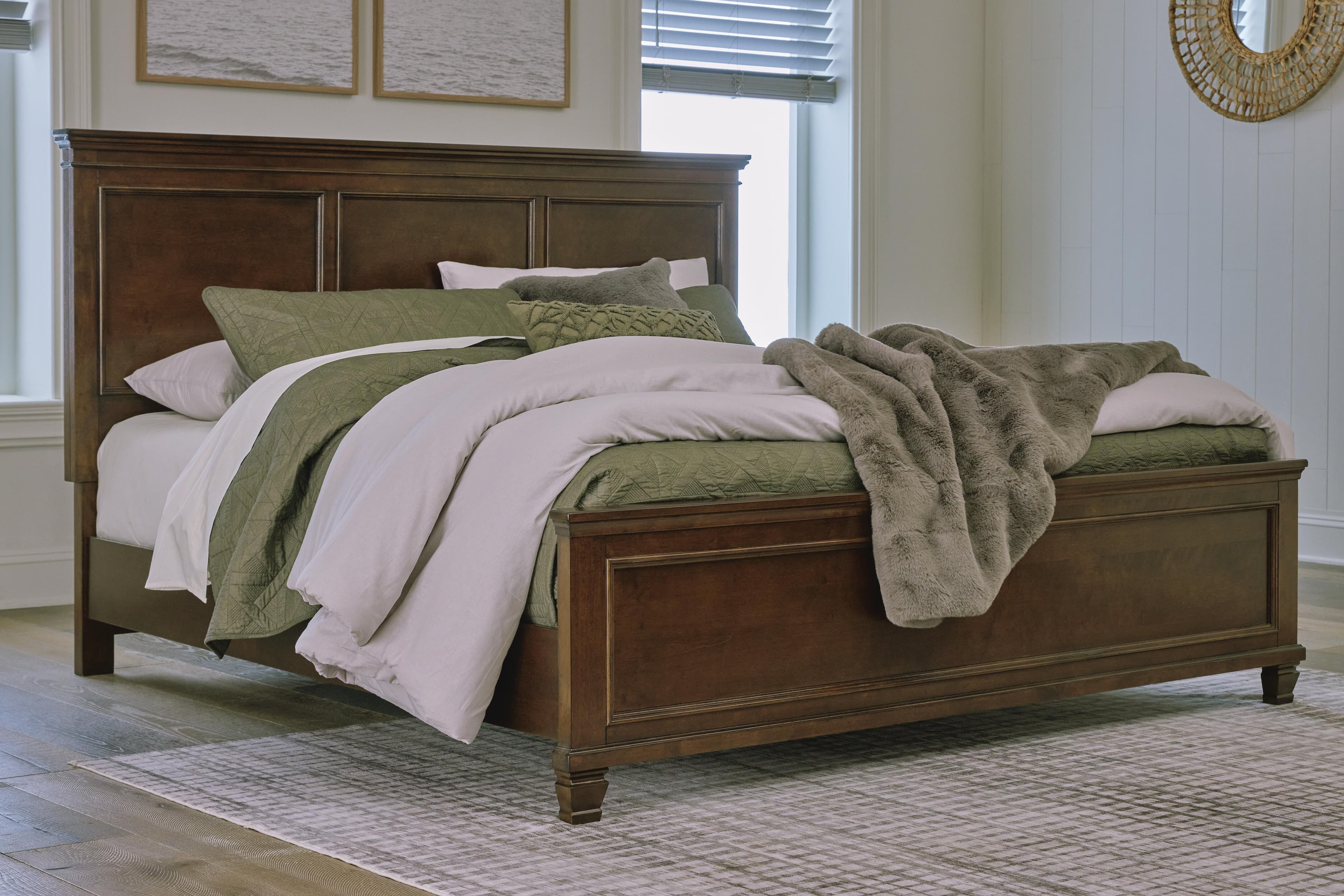 Danabrin King Panel Bed — Brown/Beige — view 2