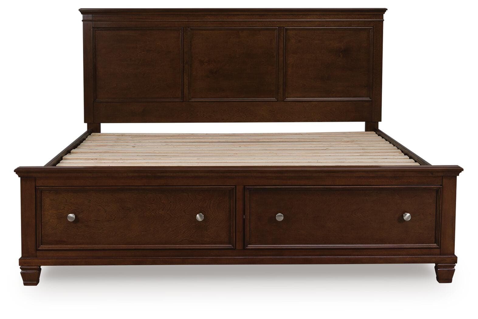 Danabrin King Panel Storage Bed — Brown — view 3