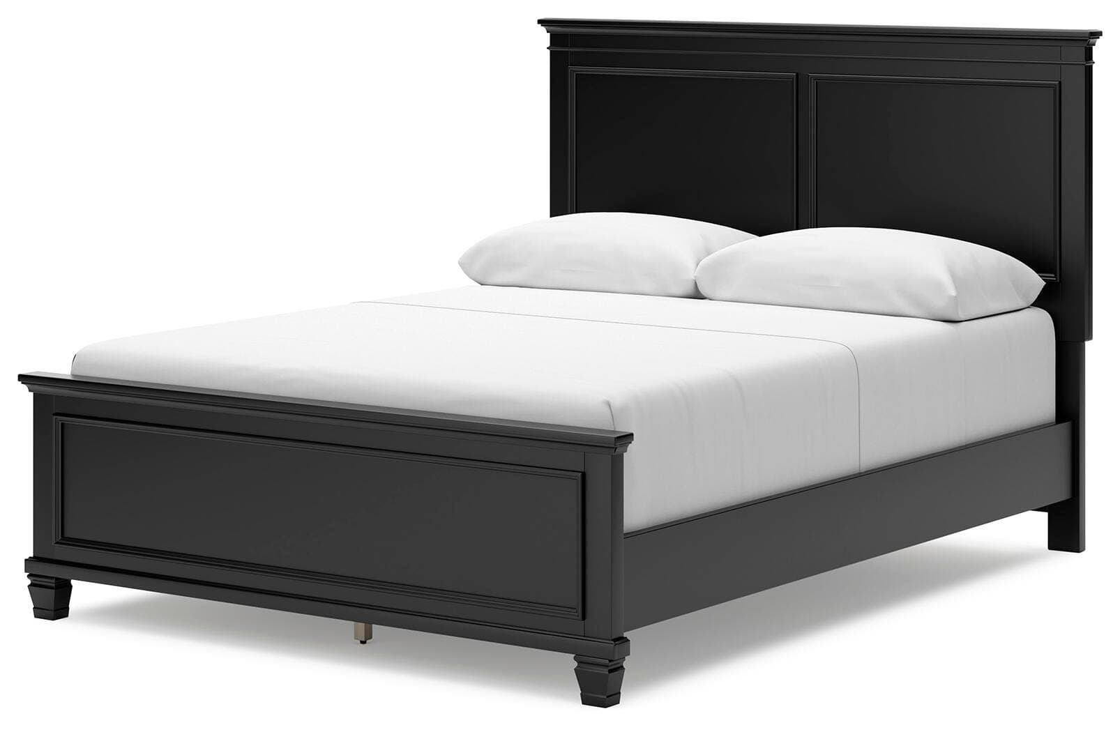 Lanolee Queen Panel Bed — Black/Gray — view 3