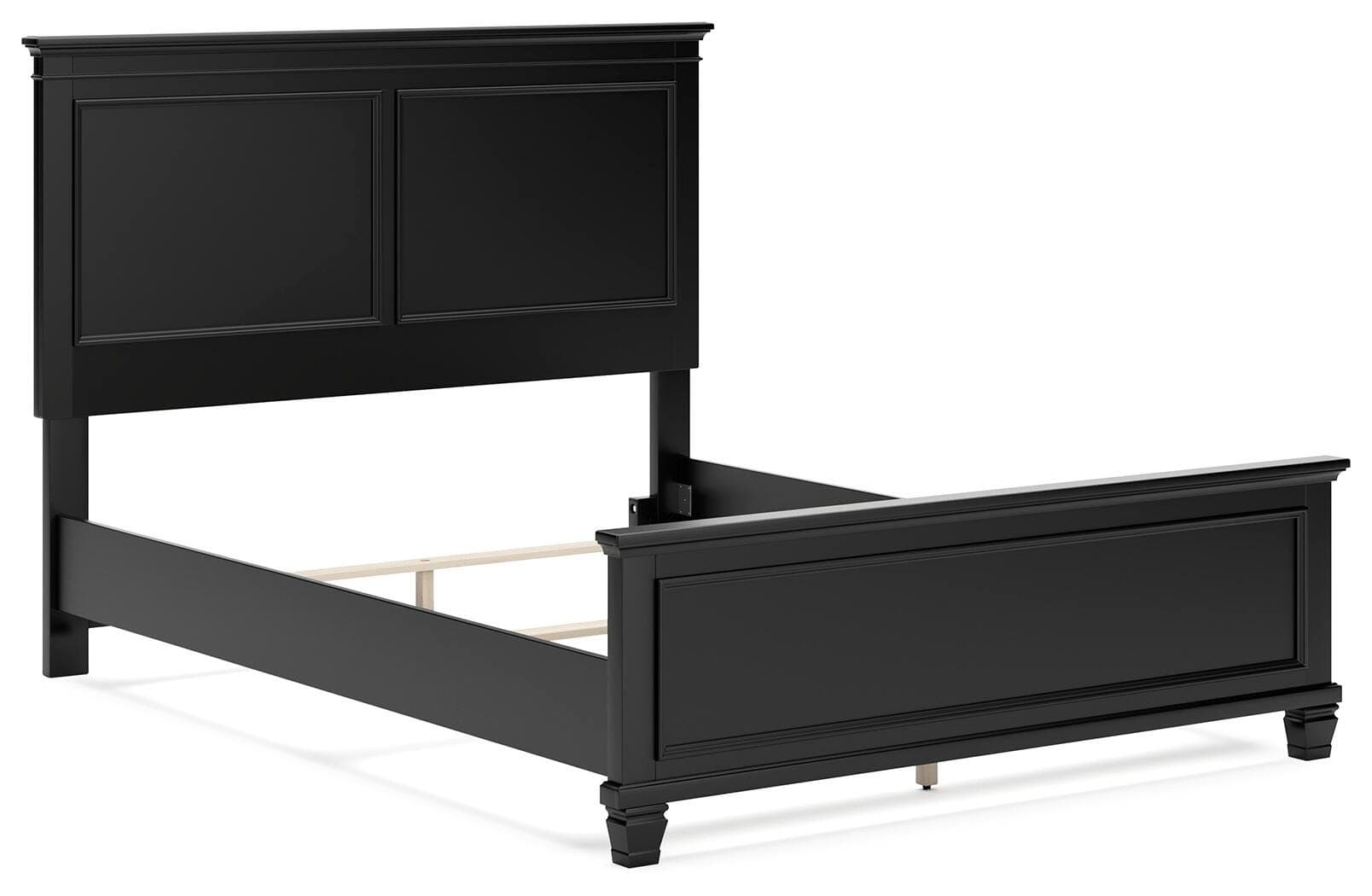 Lanolee Queen Panel Bed — Black/Gray — view 2