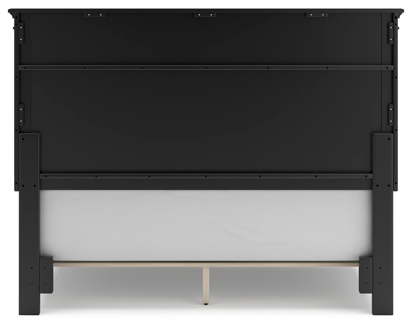 Lanolee Queen Panel Bed — Black/Gray — view 5