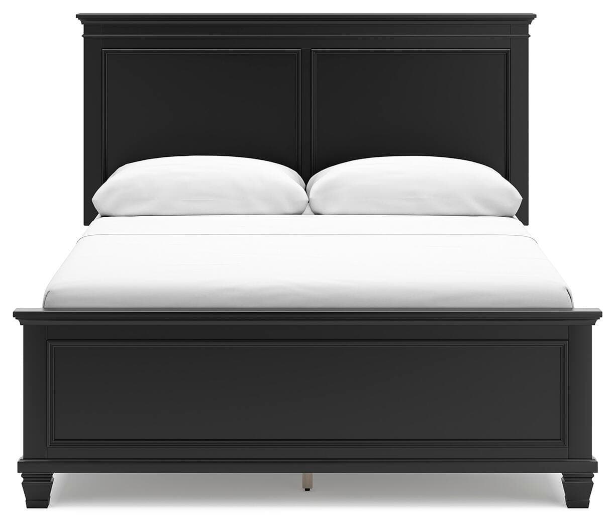 Lanolee Queen Panel Bed — Black/Gray — view 4