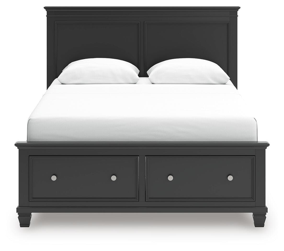 Lanolee Queen Panel Storage Bed — Black — view 5