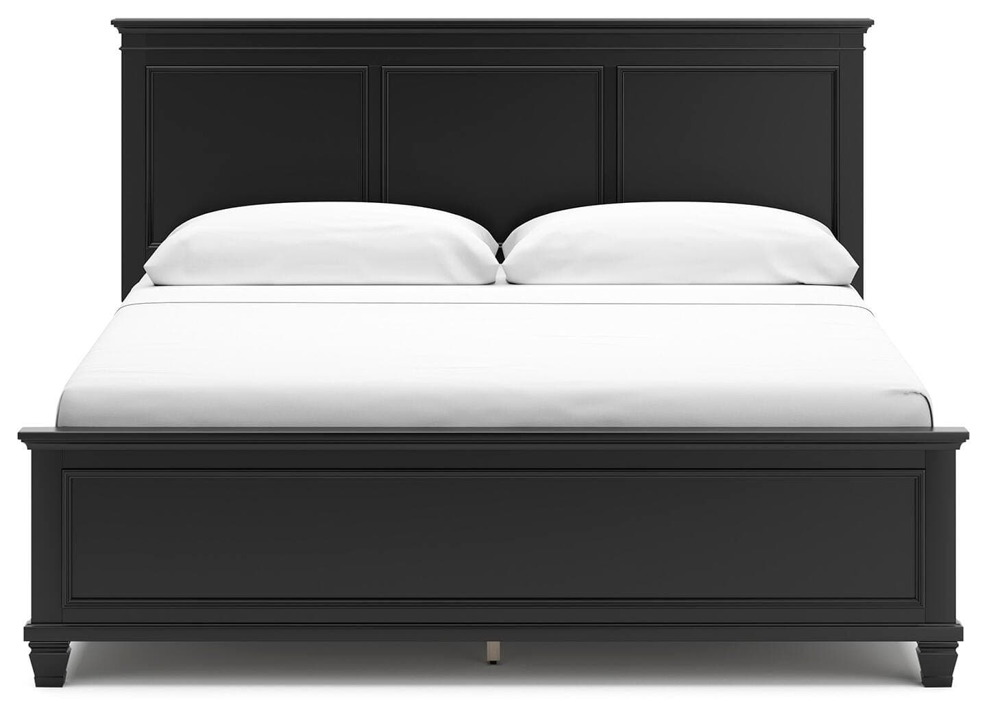 Lanolee King Panel Bed — Black/Gray — view 5