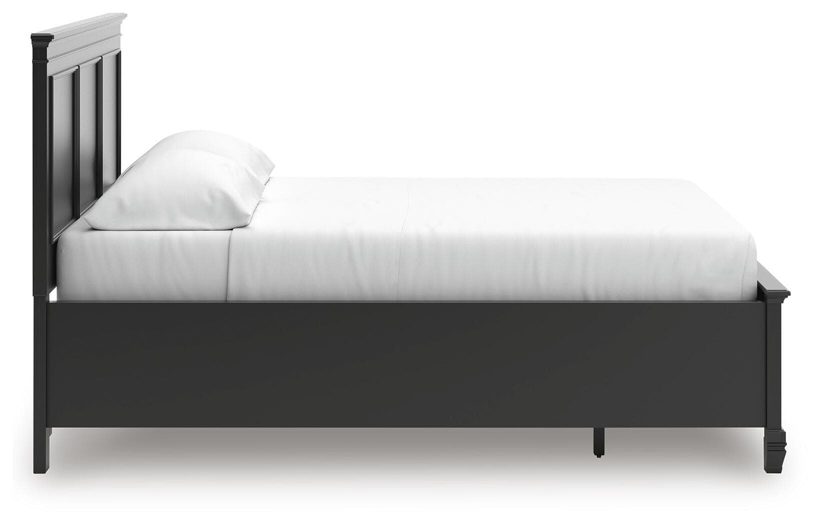 Lanolee California King Panel Storage Bed — Black — view 7