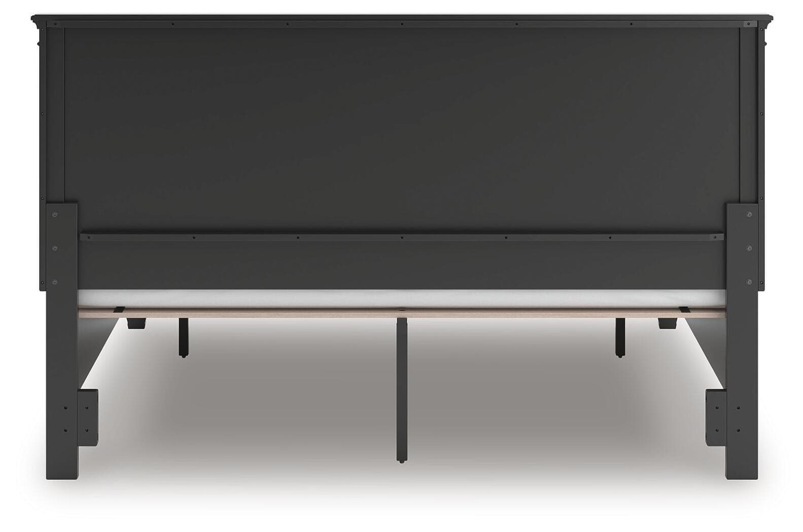 Lanolee King Panel Storage Bed — Black — view 8