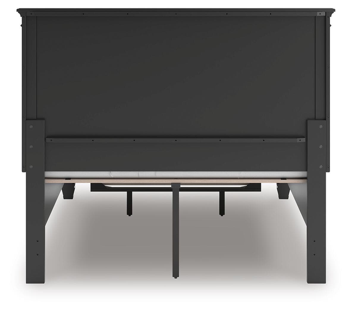 Lanolee Full Panel Storage Bed — Black — view 8
