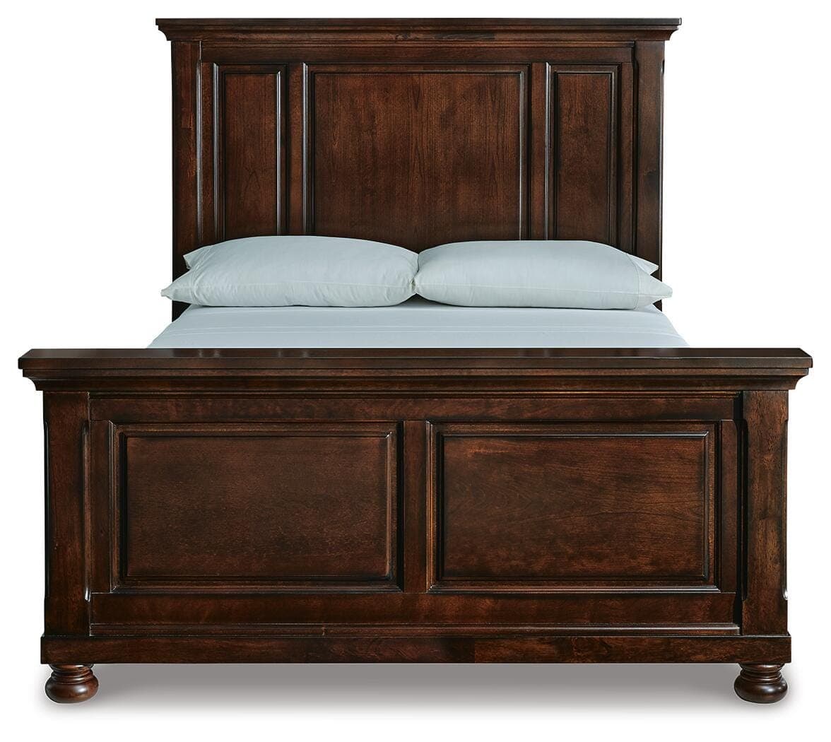 Porter Queen Panel Bed — Brown/Beige — view 3