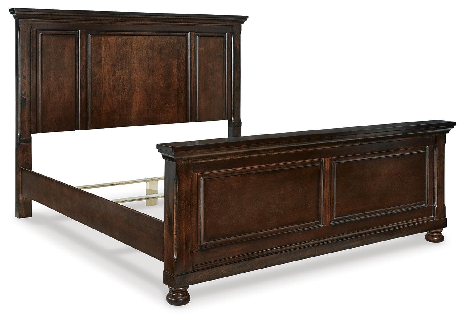 Porter King Panel Bed — Brown/Beige — view 3