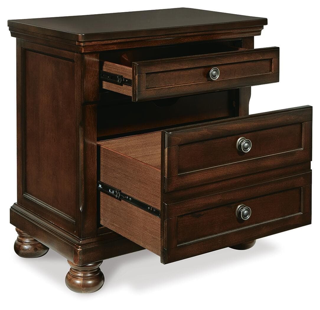 Porter Nightstand — Brown/Beige — view 3