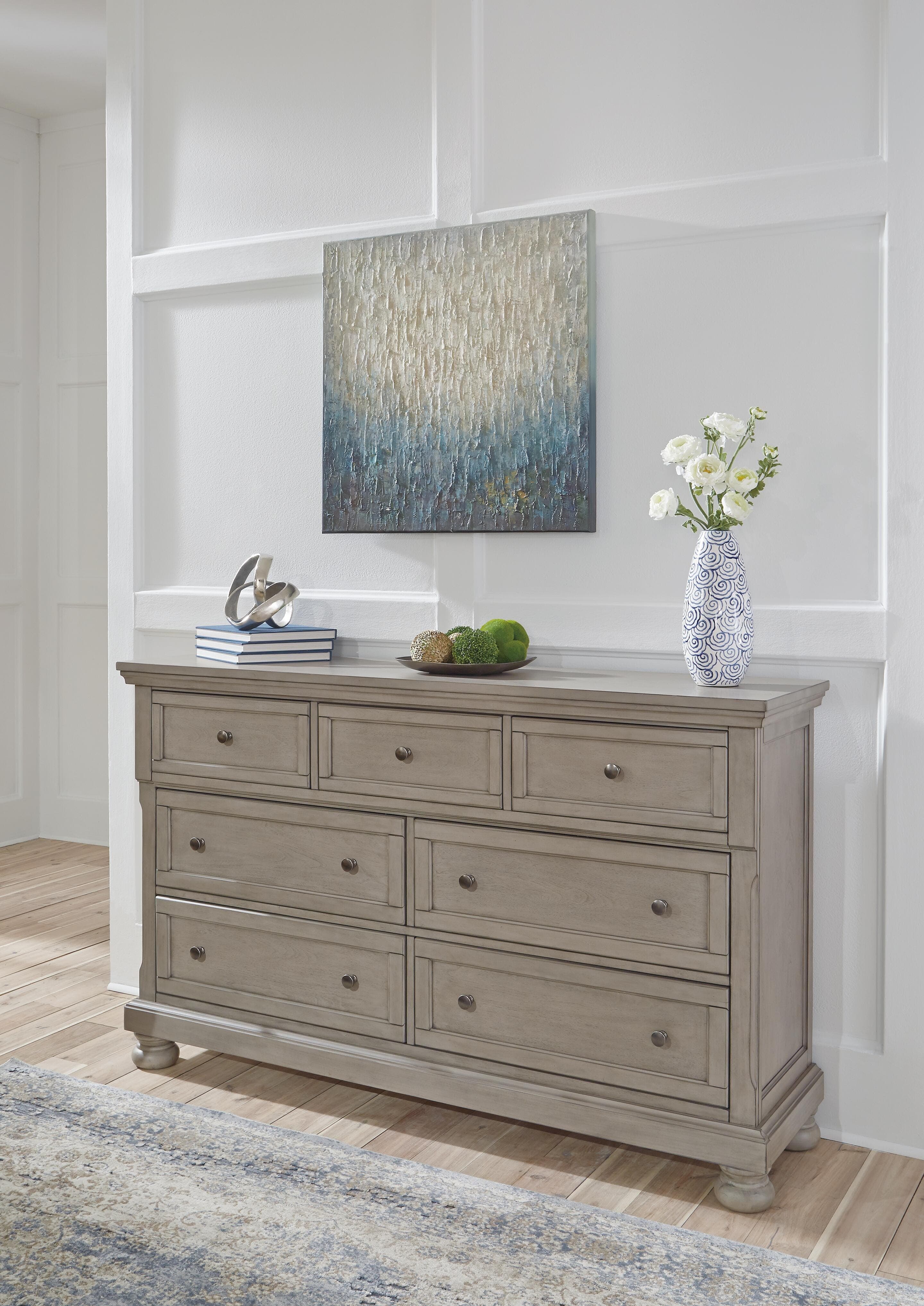 Lettner Dresser — Black/Gray — view 3