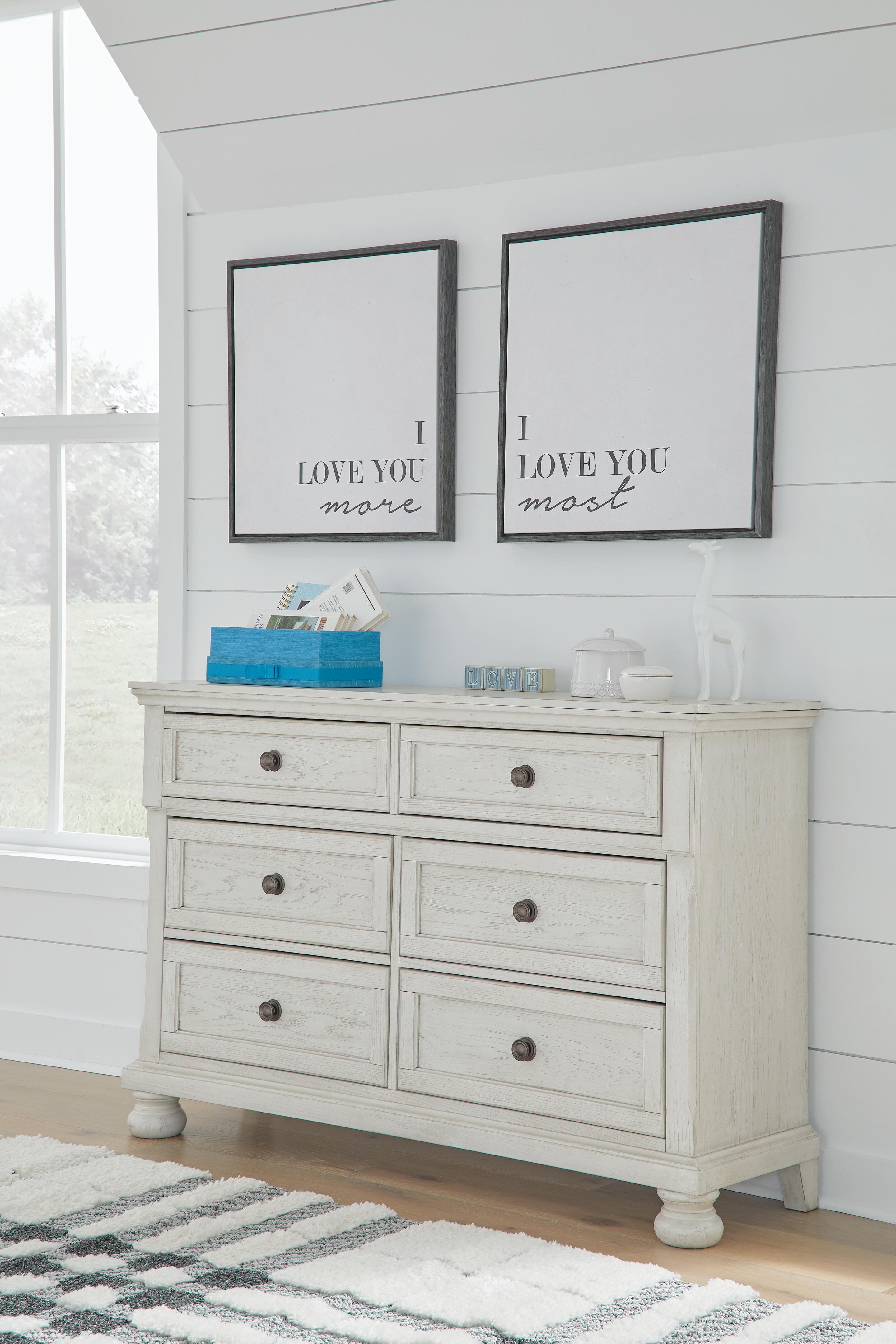 Robbinsdale Dresser — White — view 2