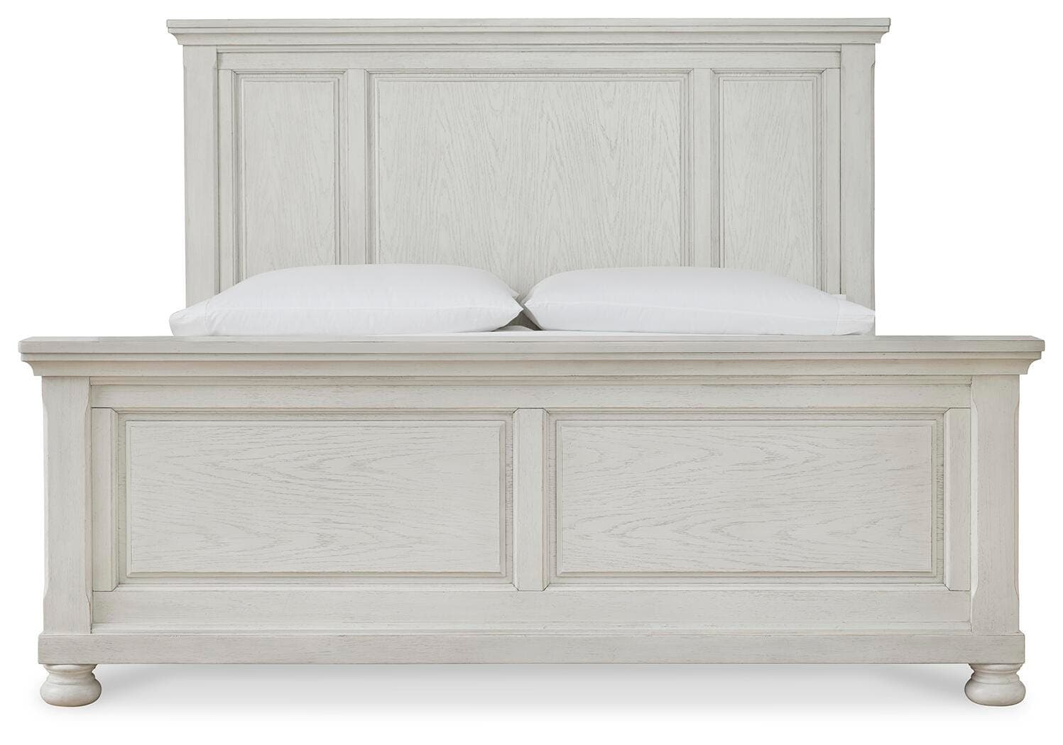 Robbinsdale Queen Panel Bed — White — view 3