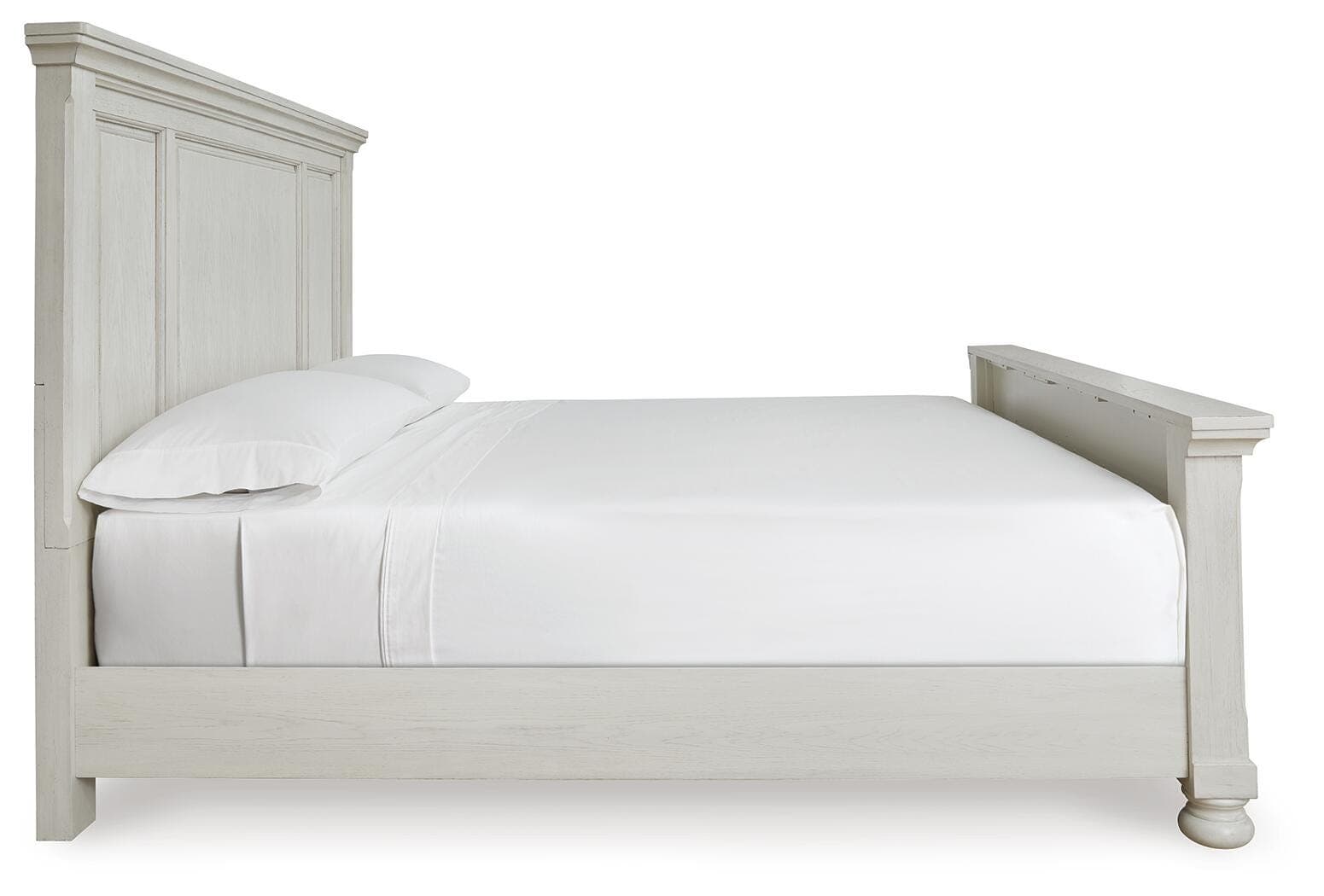 Robbinsdale Queen Panel Bed — White — view 4