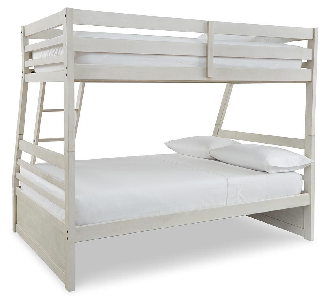 Robbinsdale Twin over Full Bunk Bed with Storage — White — view 6