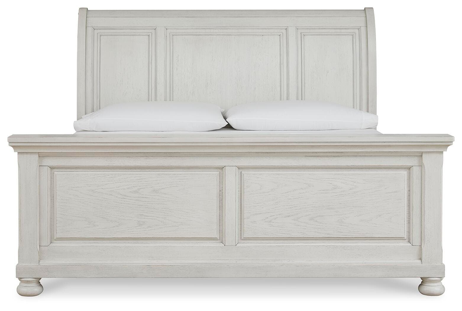 Robbinsdale King Sleigh Bed — White — view 3