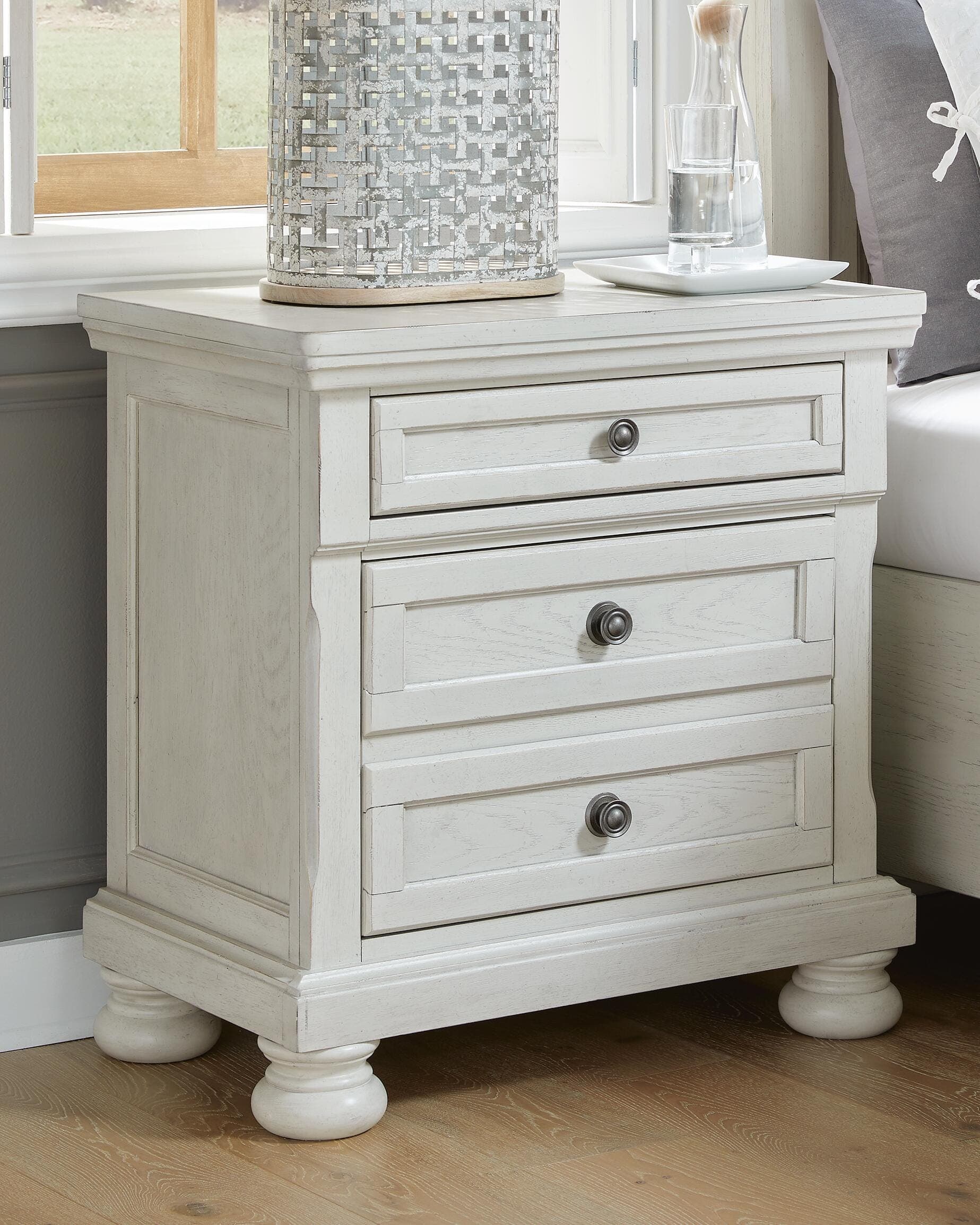 Robbinsdale Nightstand — White — view 2