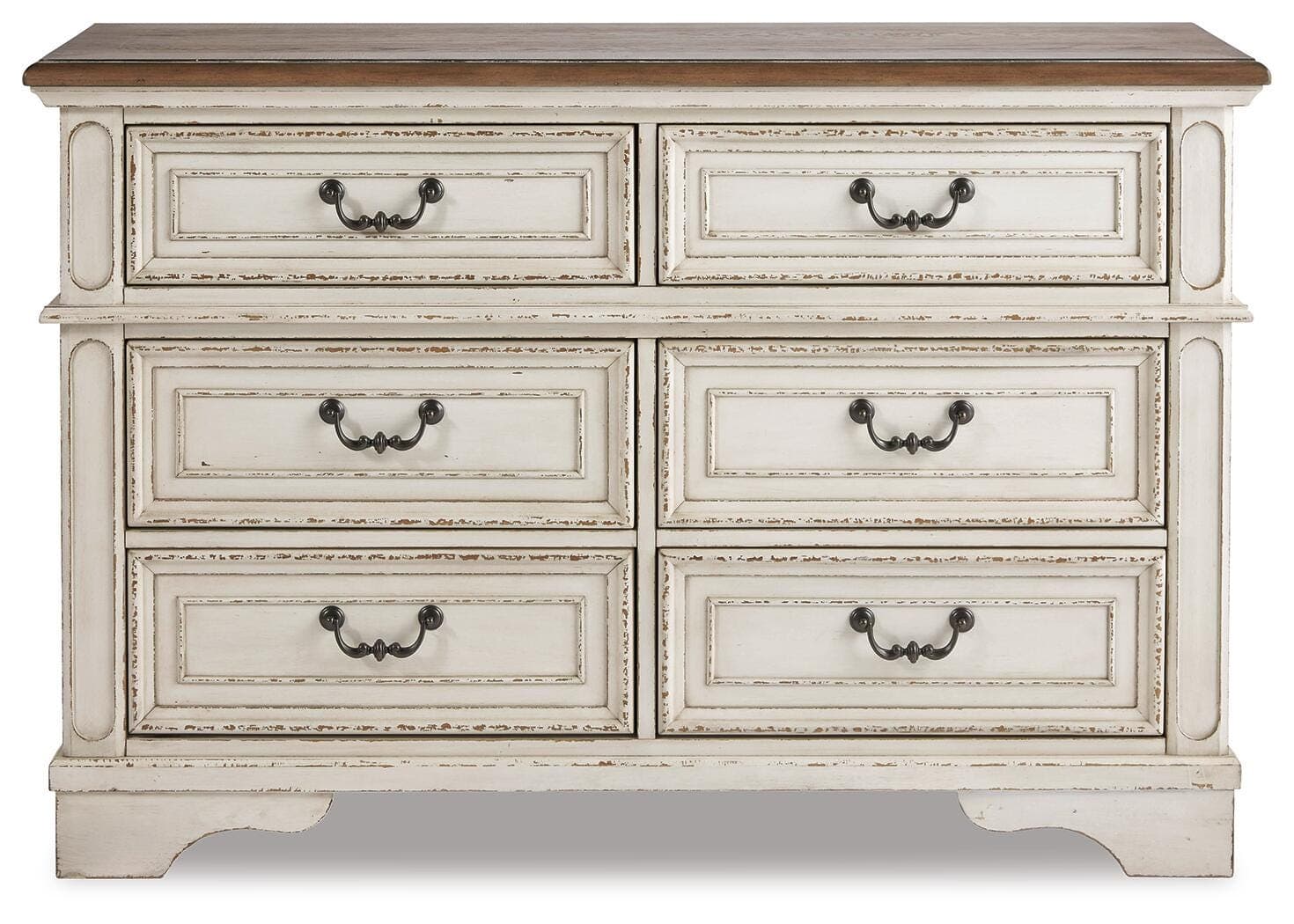 Realyn Dresser — White & Brown/Beige — view 3