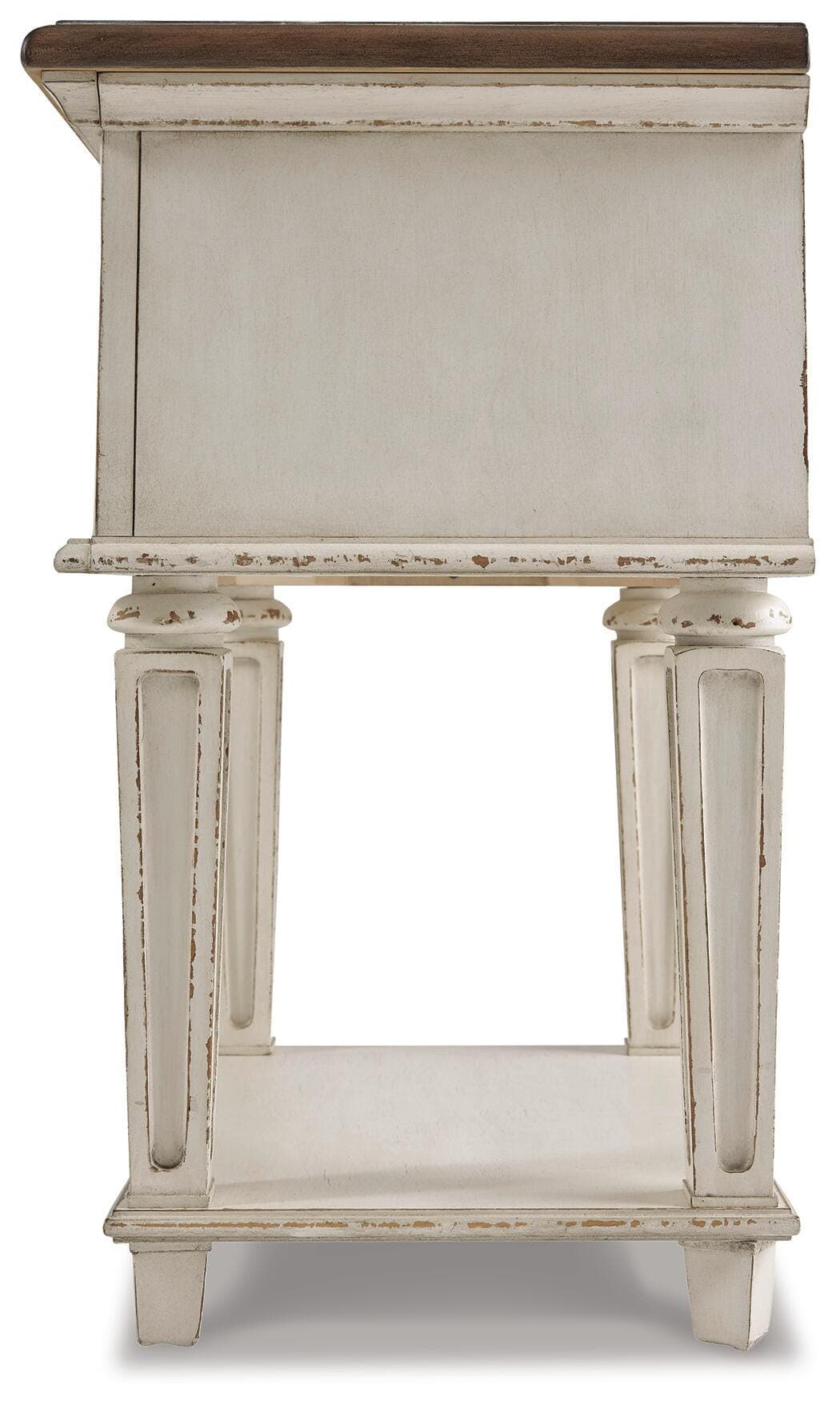 Realyn Nightstand — White & Brown/Beige — view 3
