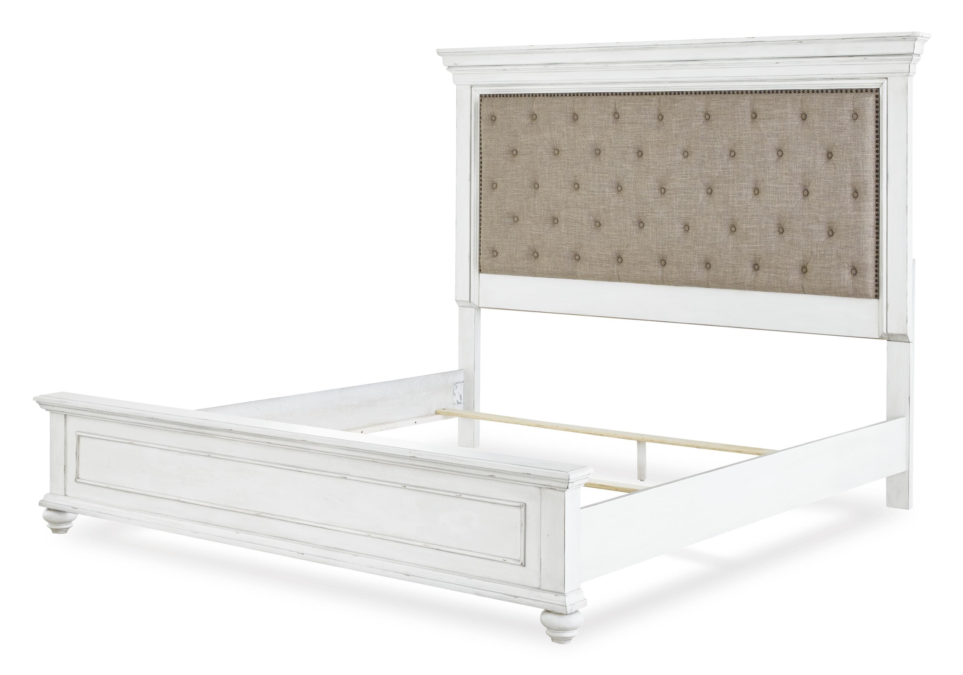 Kanwyn King Panel Bed — White — view 6