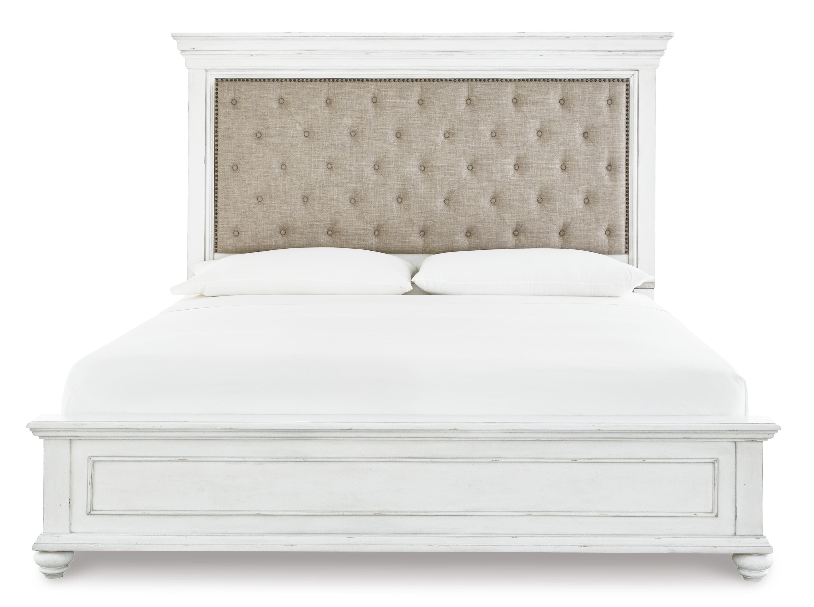 Kanwyn King Panel Bed — White — view 7