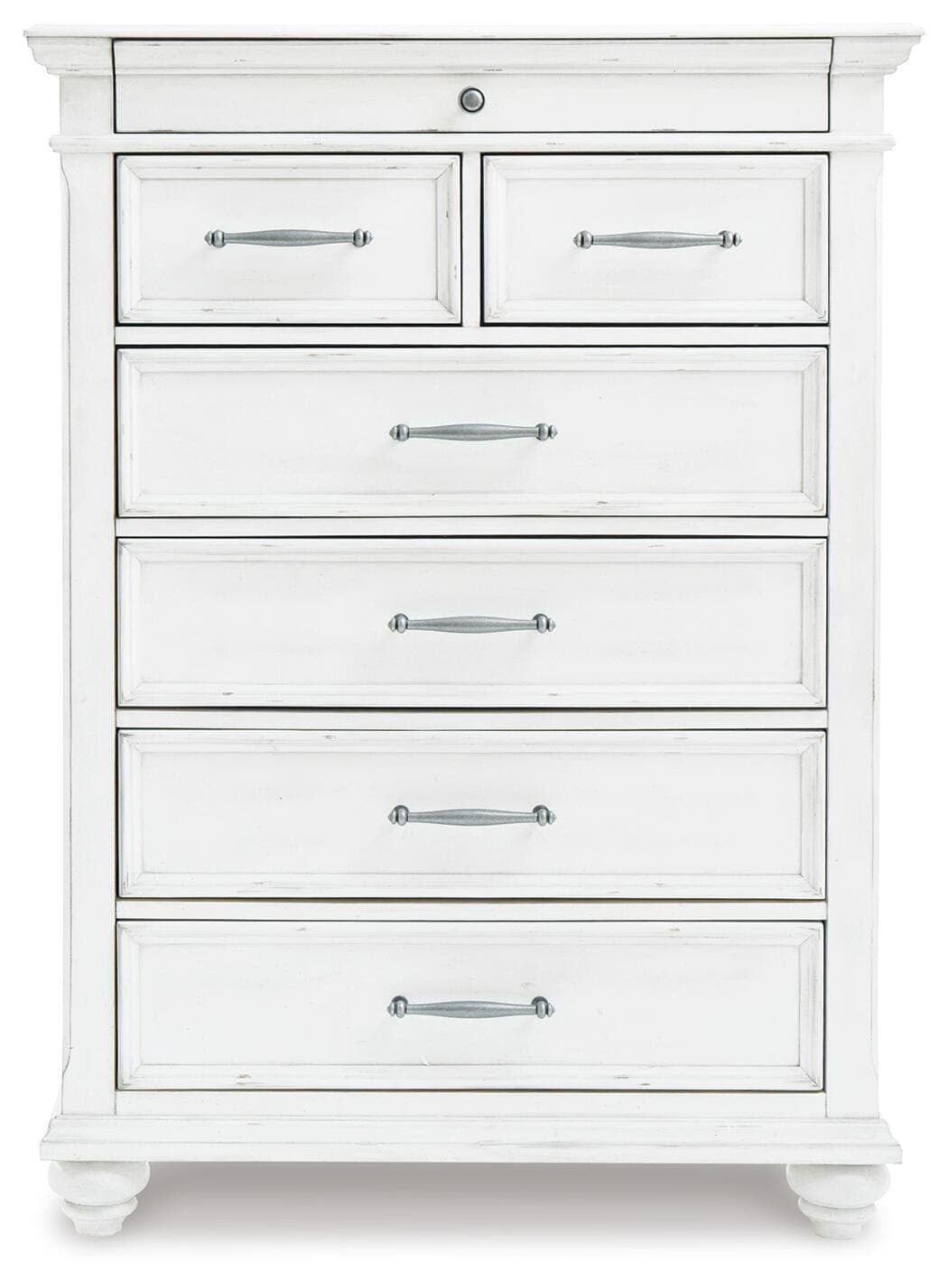 Kanwyn Chest of Drawers — White — view 3
