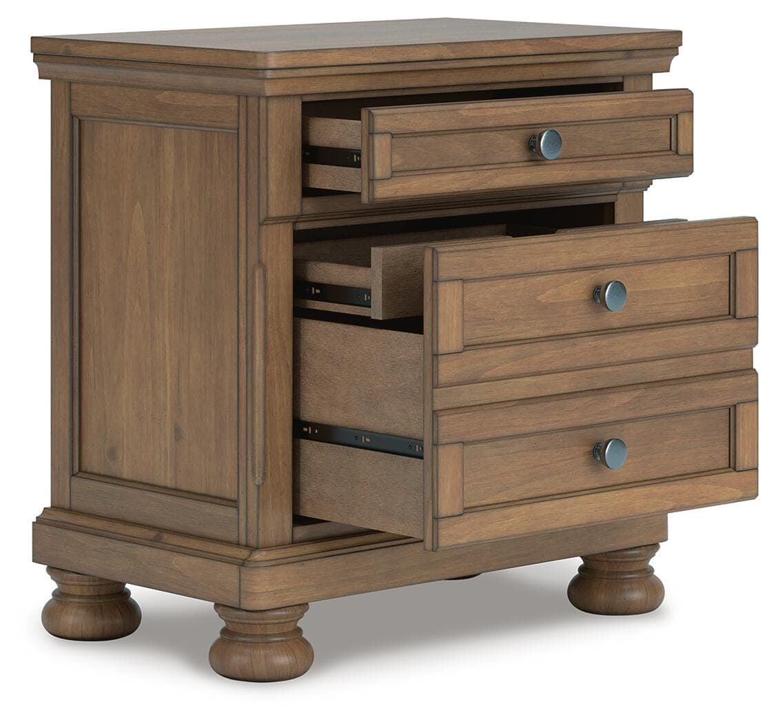 Vandenmore Nightstand — Brown/Beige — view 3
