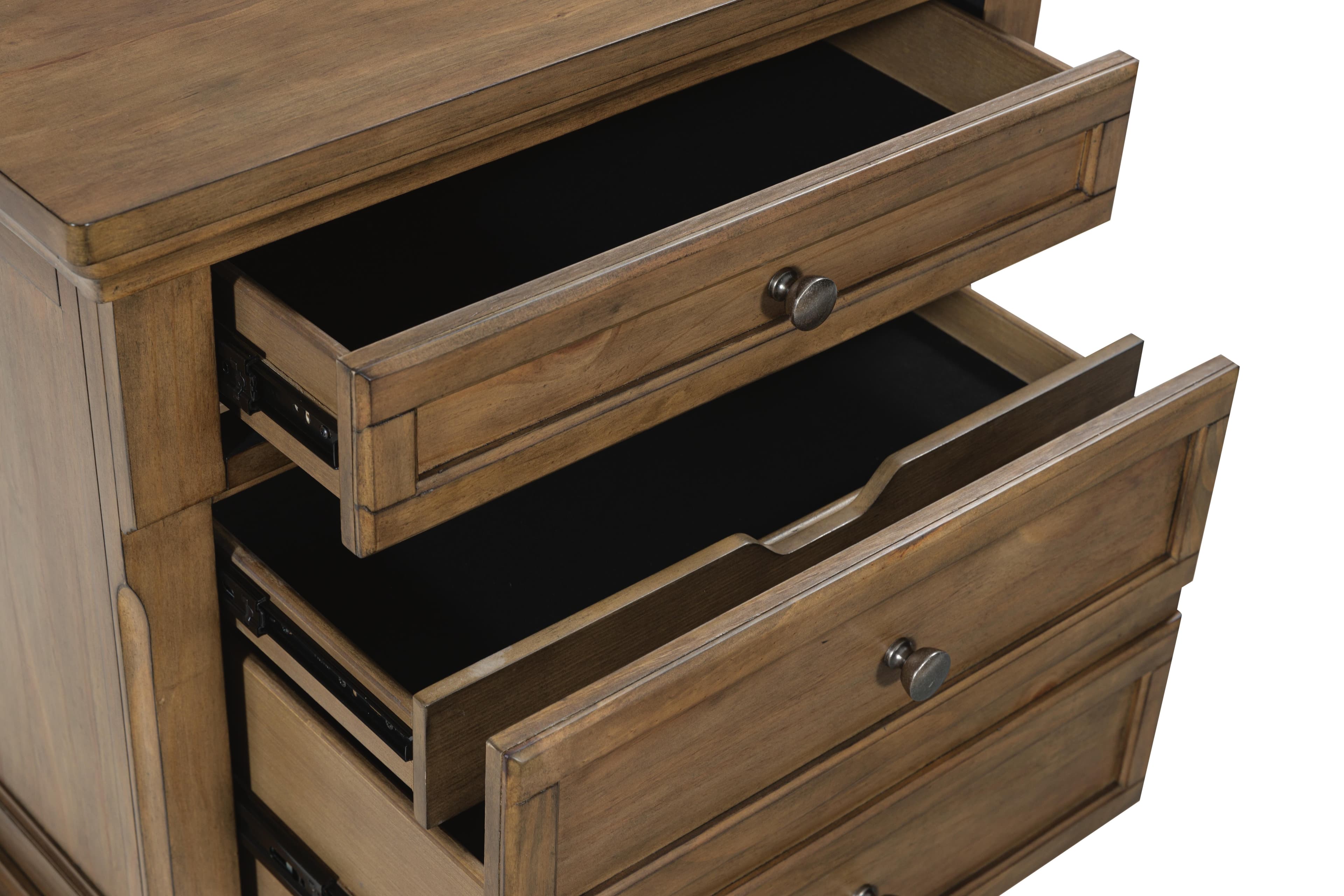 Vandenmore Nightstand — Brown/Beige — view 7
