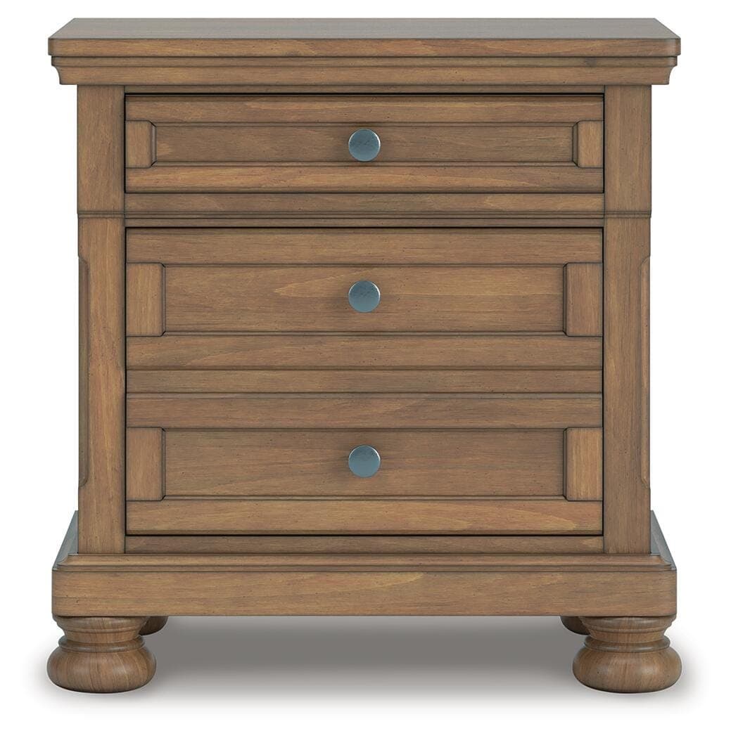 Vandenmore Nightstand — Brown/Beige — view 4