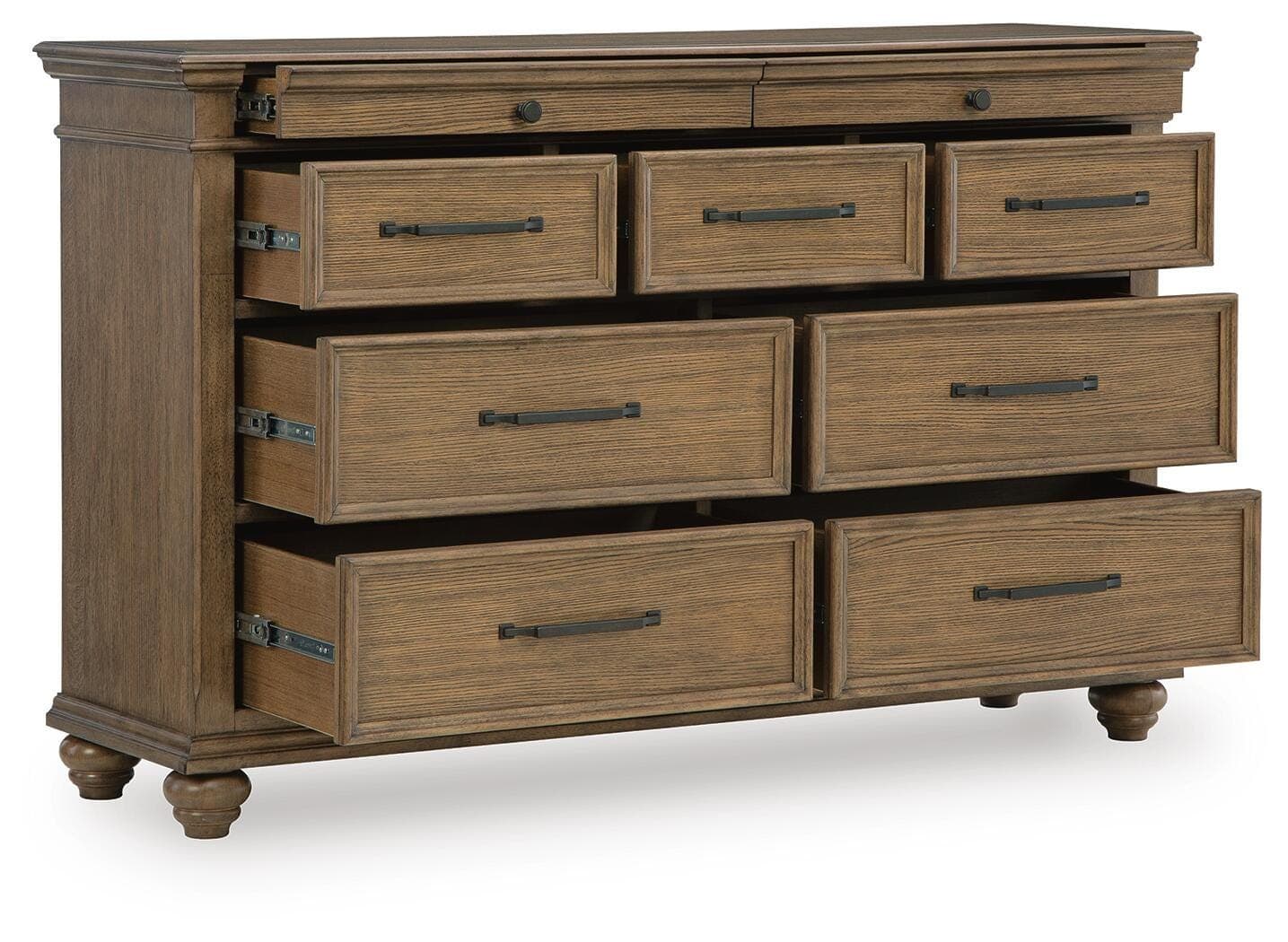 Waynely Dresser — Brown/Beige — view 3
