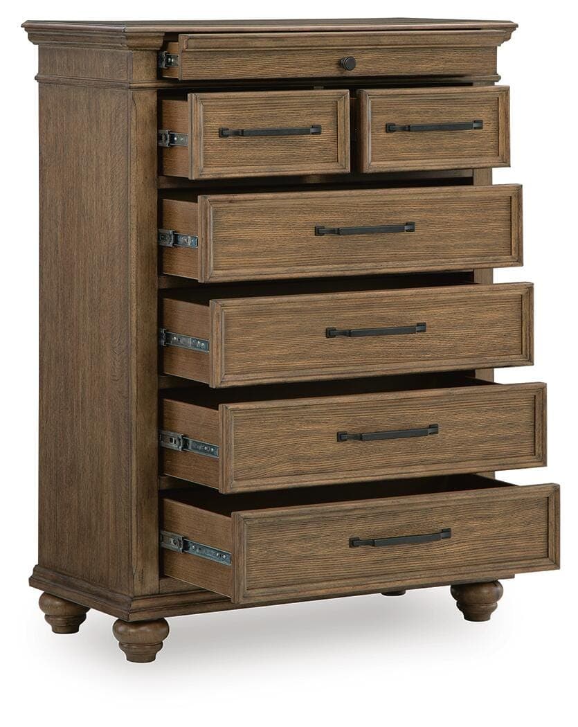 Waynely Chest of Drawers — Brown/Beige — view 3
