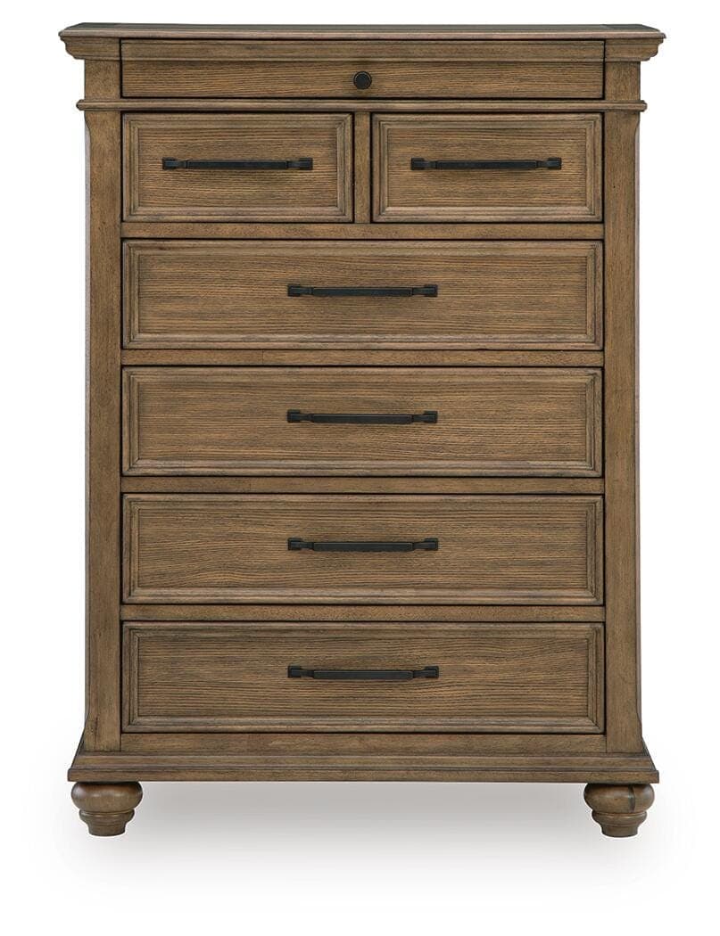 Waynely Chest of Drawers — Brown/Beige — view 4