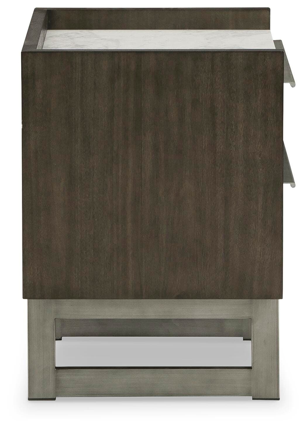 Arkenton Nightstand — White & Brown/Beige — view 5