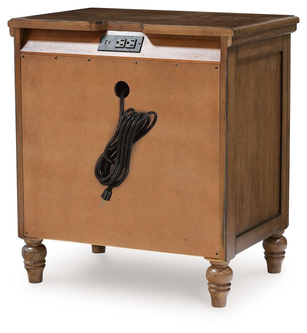 Sturlayne Nightstand — Brown/Beige — view 6
