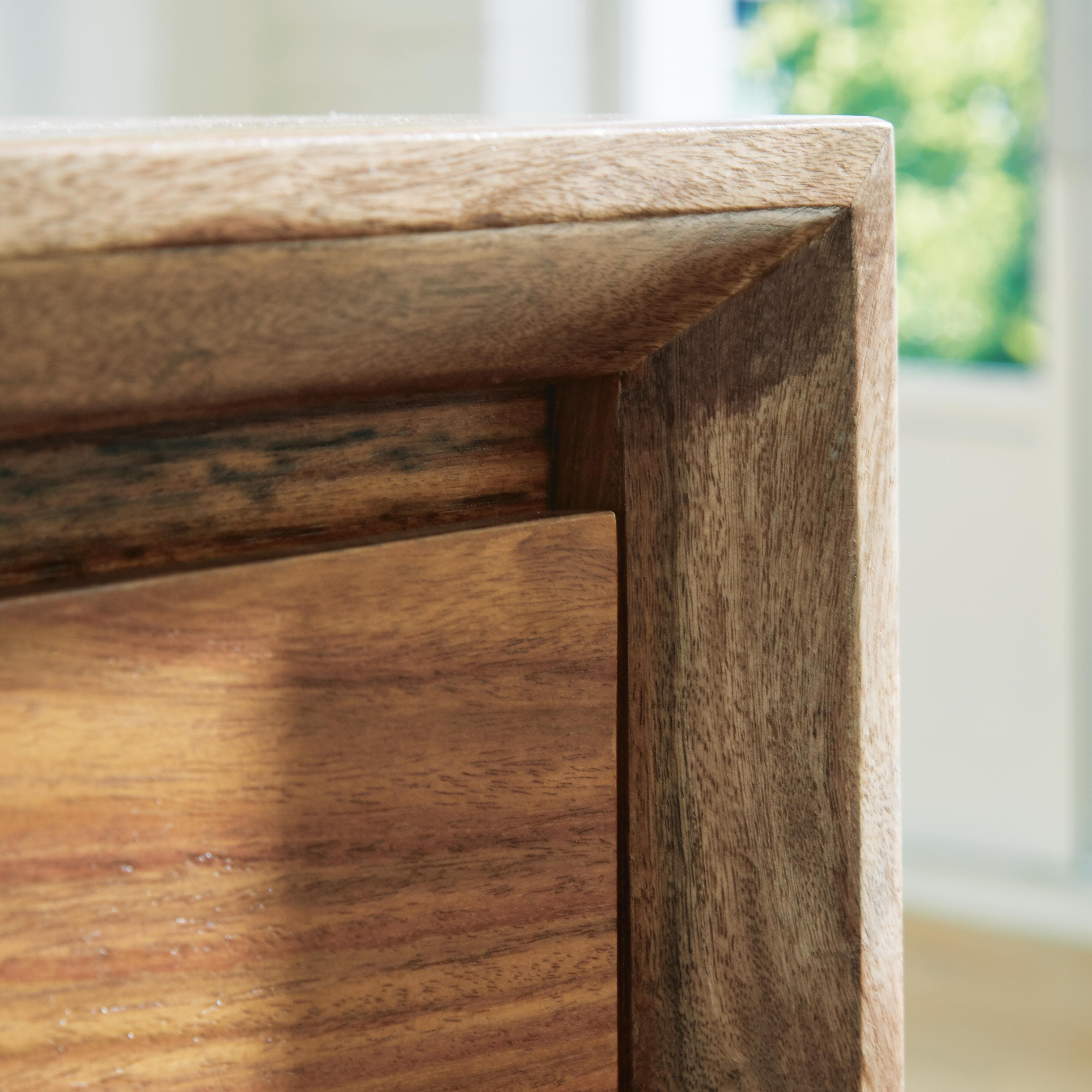 Dressonni Dresser and Mirror — Brown/Beige — view 6