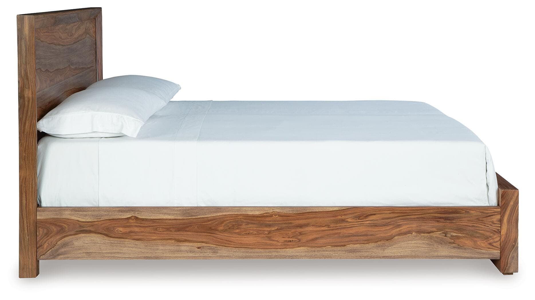 Dressonni King Panel Bed — Brown/Beige — view 5