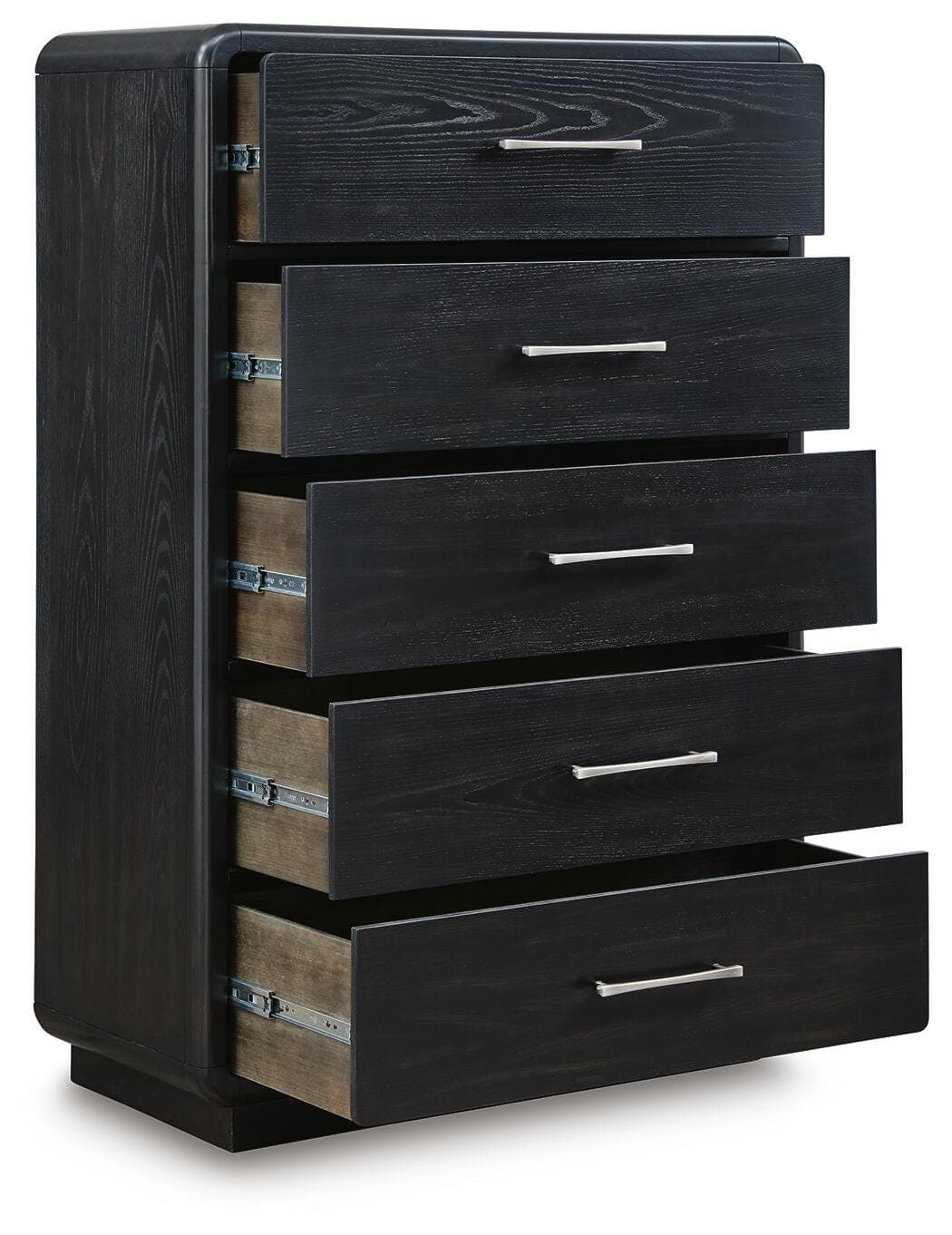 Rowanbeck Chest of Drawers — Black/Gray — view 3
