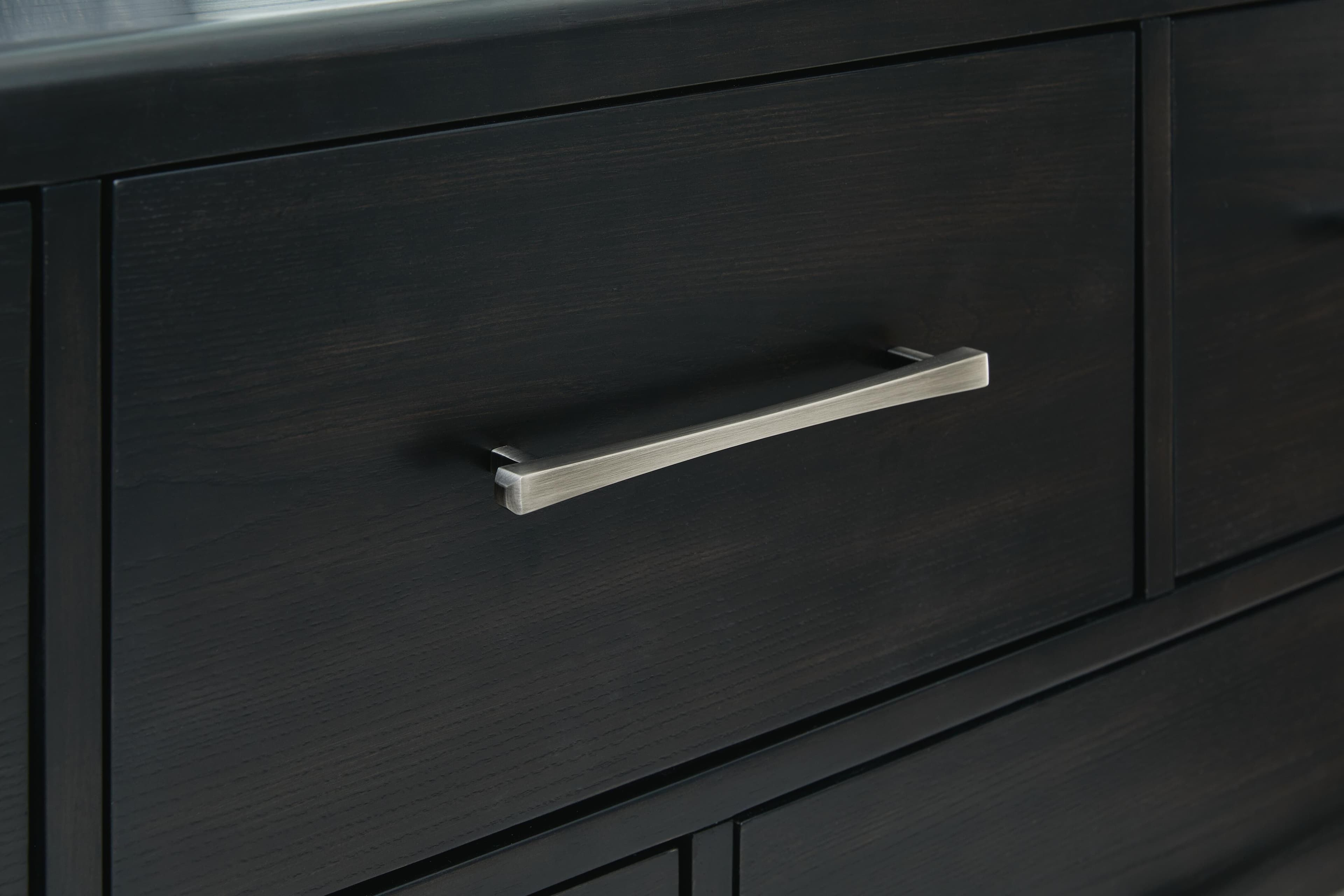 Rowanbeck Dresser and Mirror — Black/Gray — view 5
