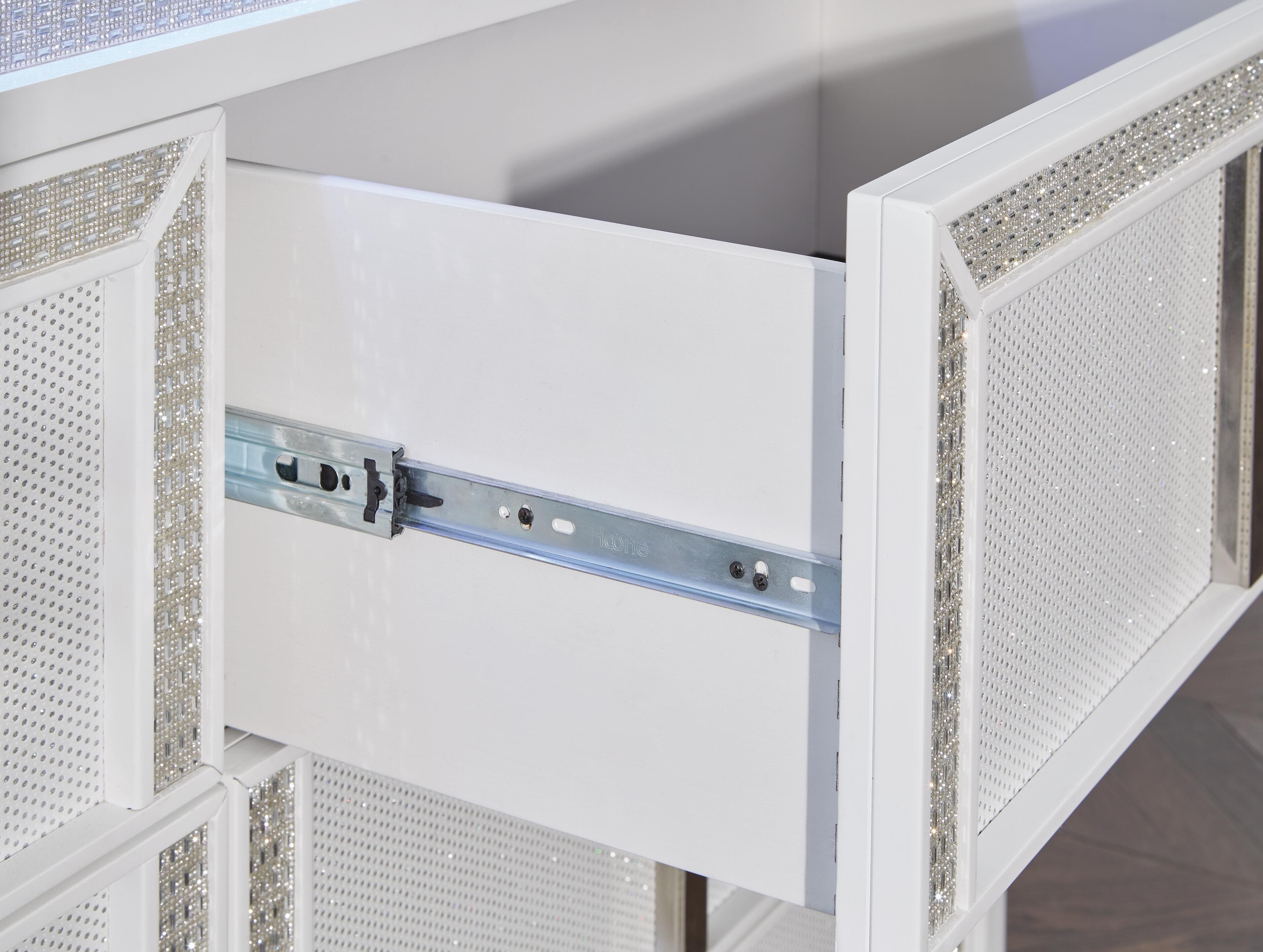 Chalanna Dresser and Mirror — White — view 4