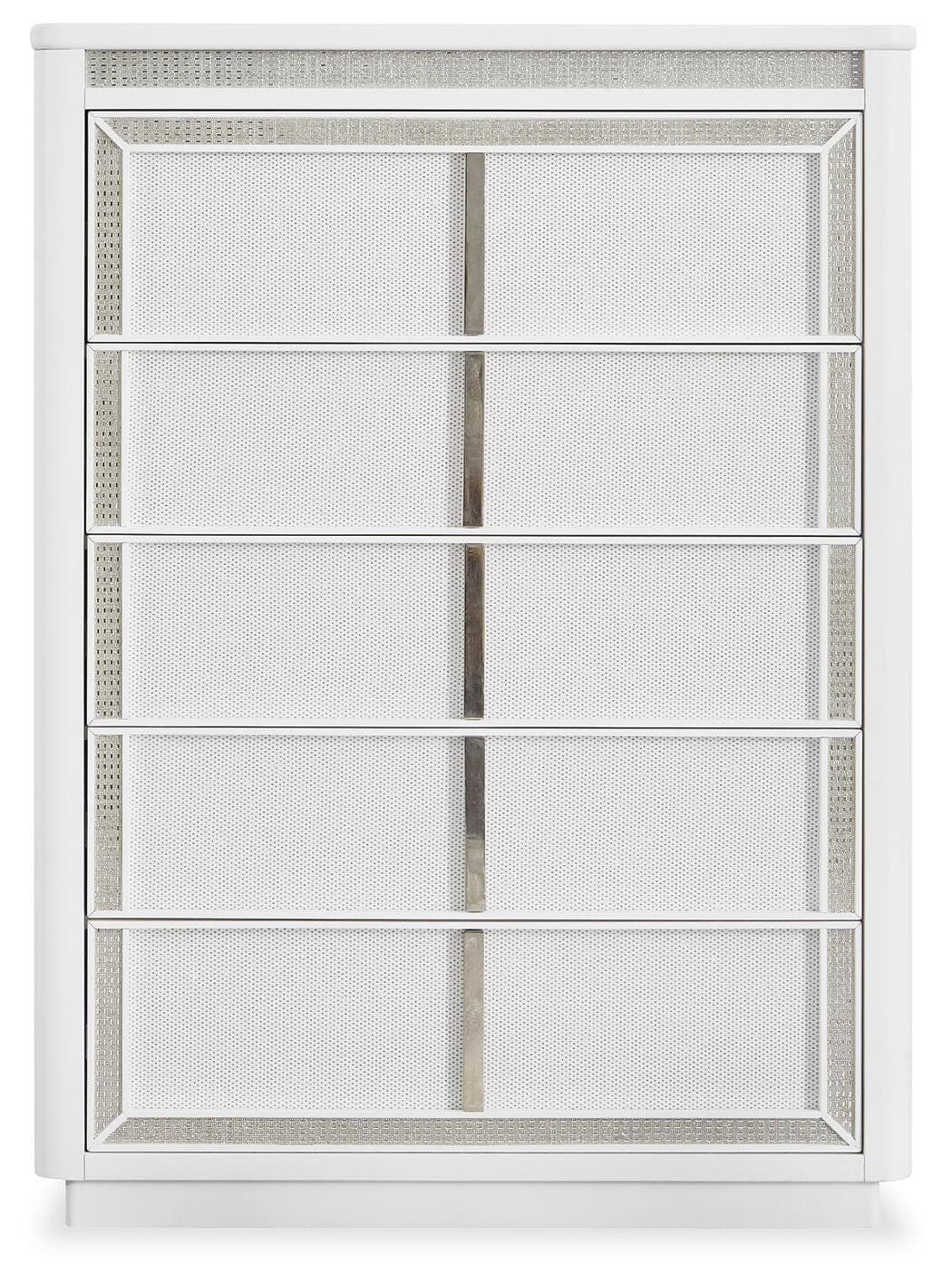 Chalanna Chest of Drawers — White — view 4