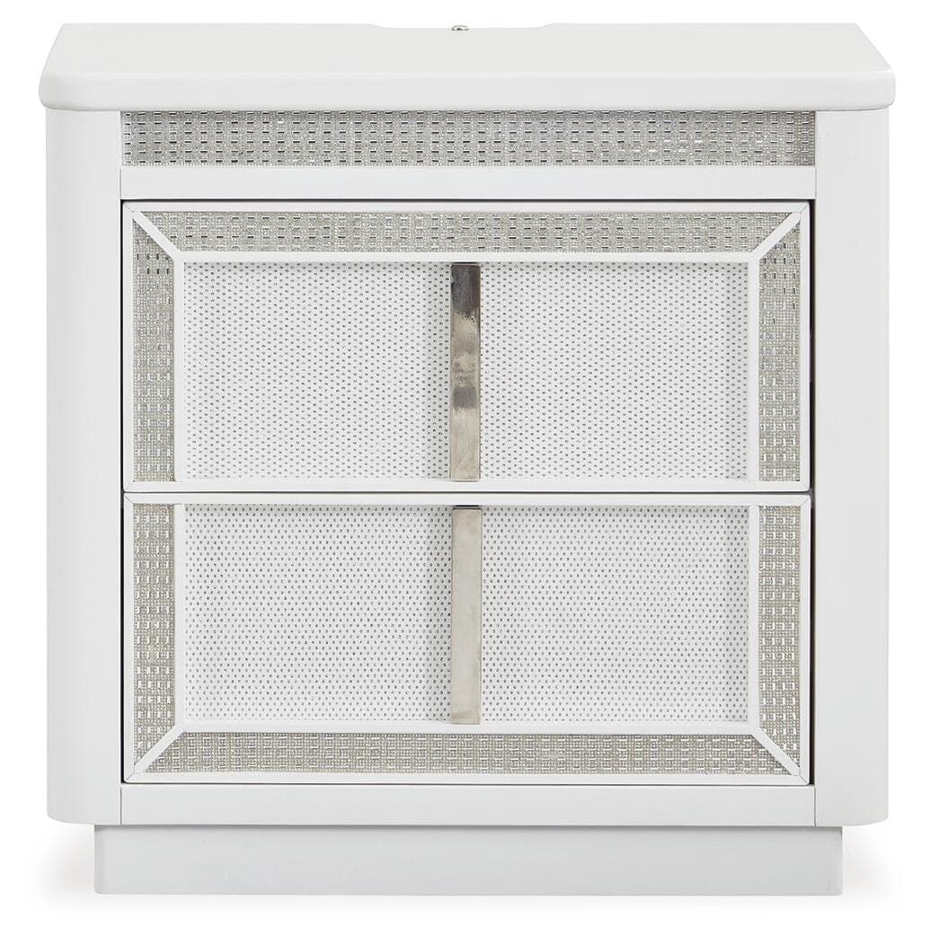 Chalanna Nightstand — White — view 4