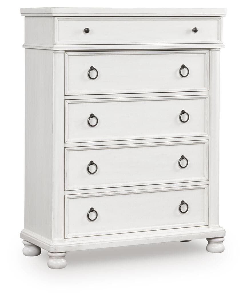 Chadworth Chest of Drawers — White — Elite Furniture Cincinnati